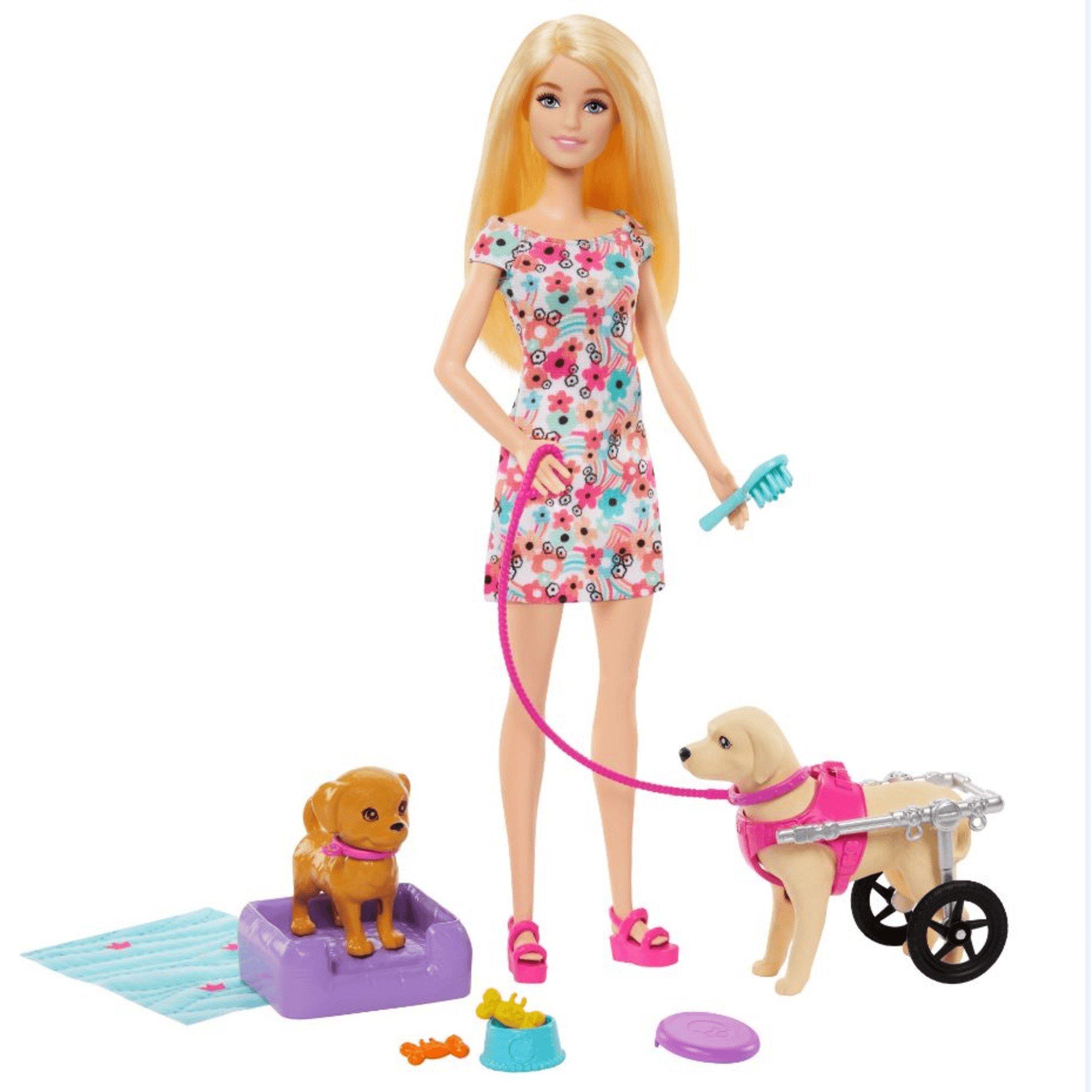 None - Barbie - Walk and Wheel Playset - 4