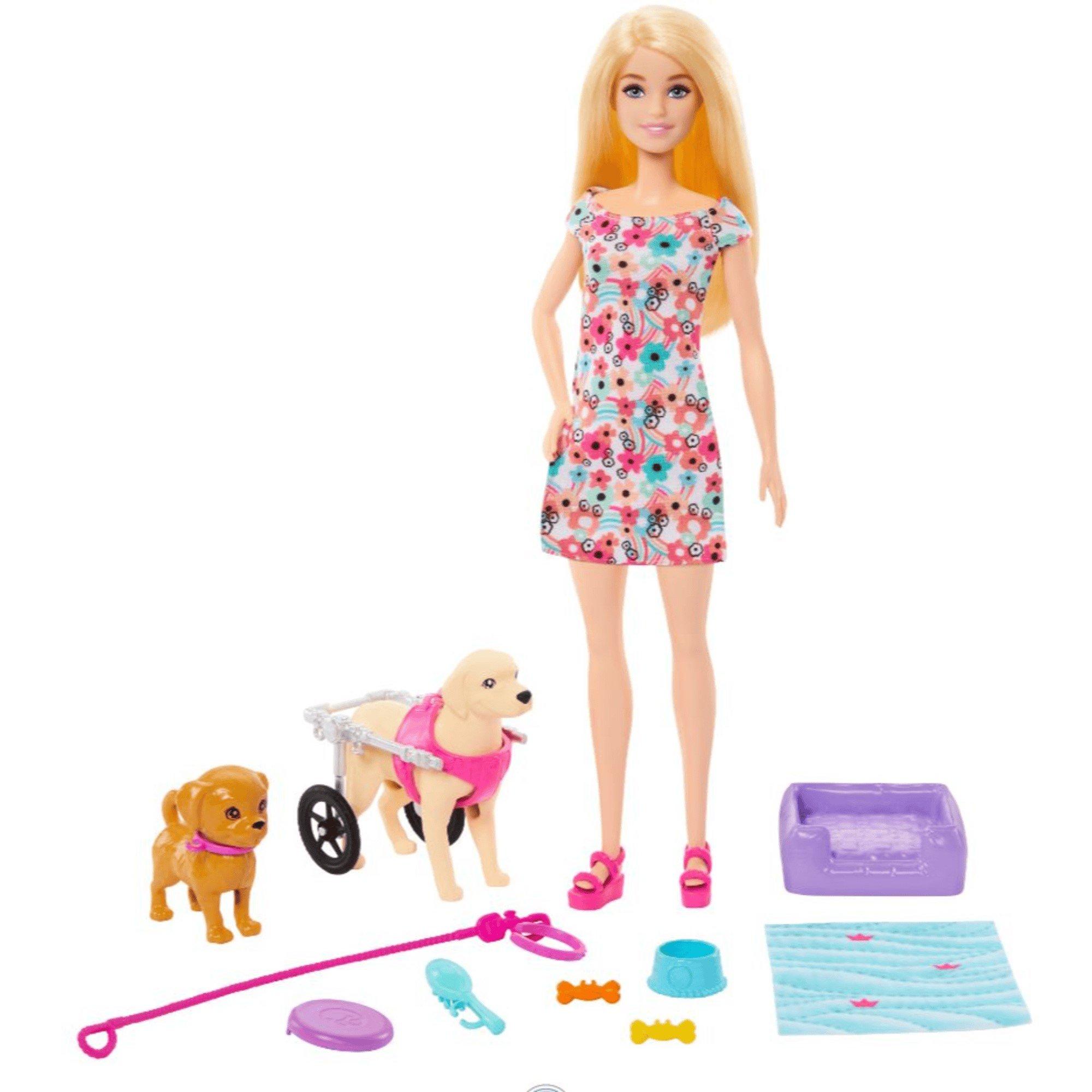 None - Barbie - Walk and Wheel Playset - 5