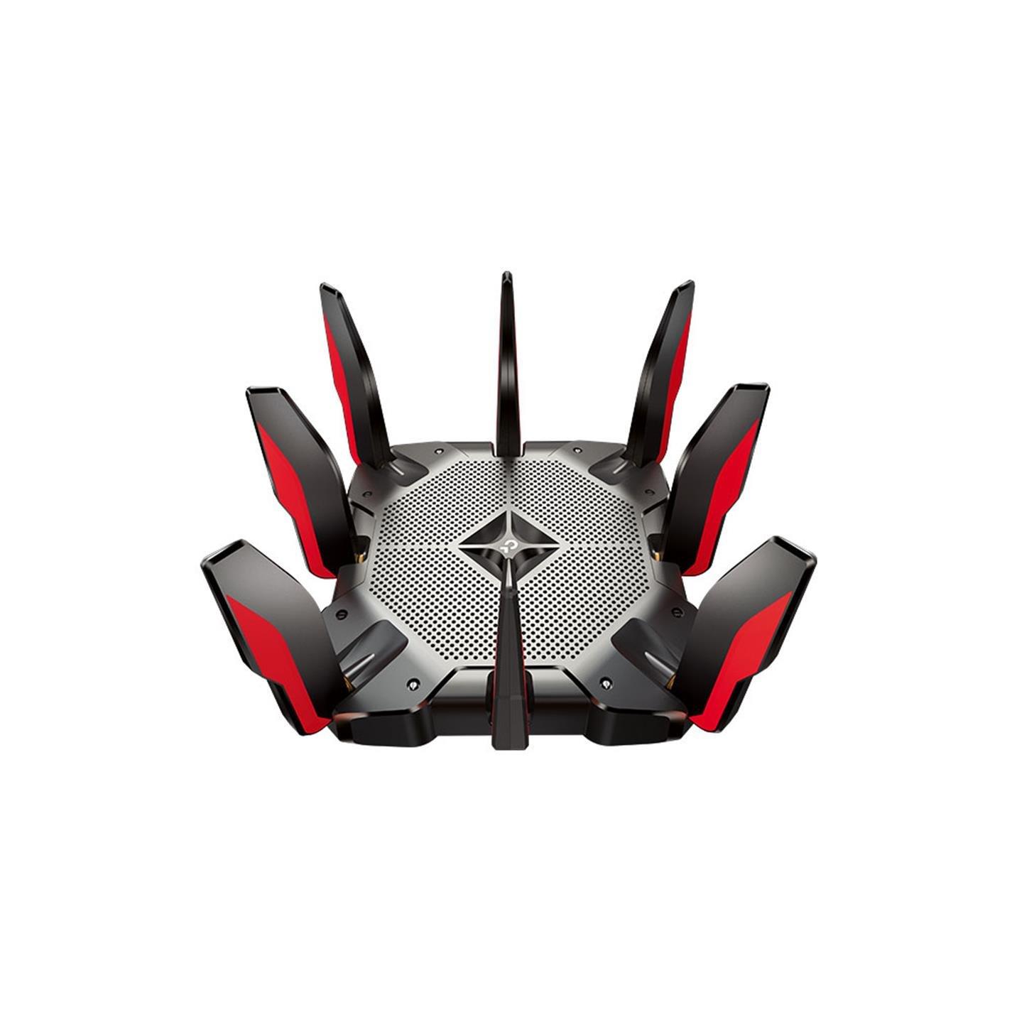 Zwart / Rood - TP-Link - TP-Link AX11000 Next-Gen Tri-Band Gaming Router - 1