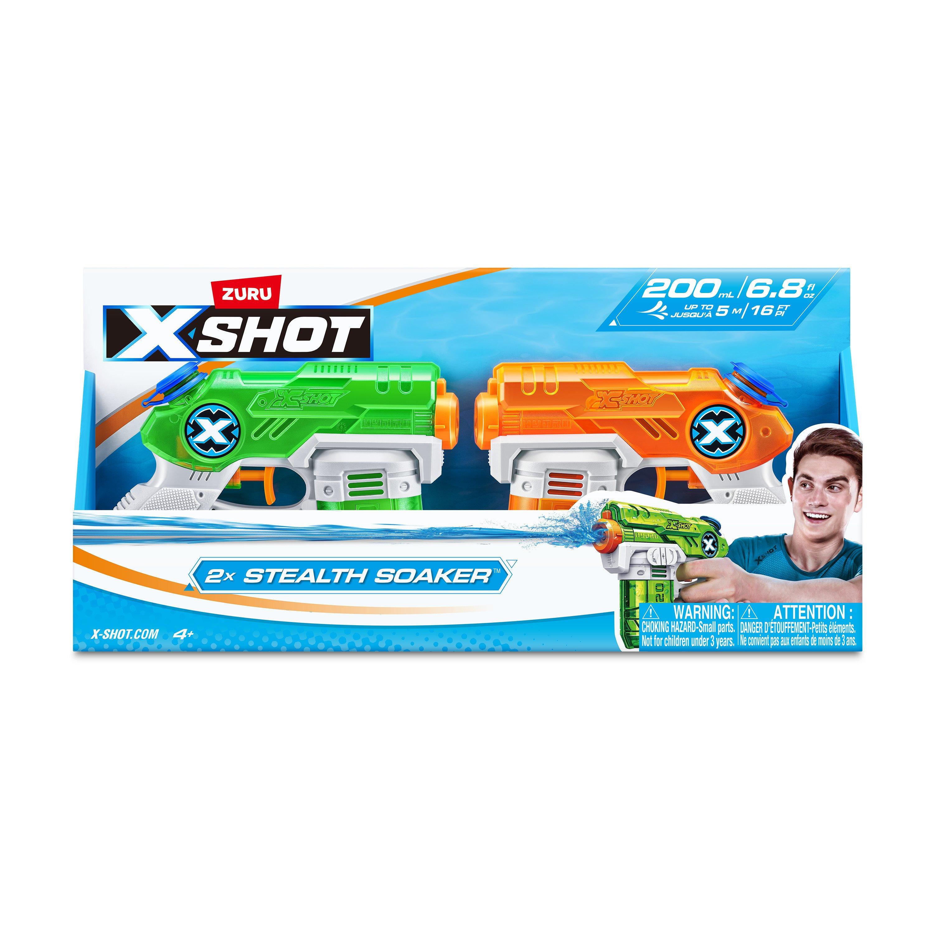 None - X-Shot - XSHOT Water Warfare Double Stealth Soaker