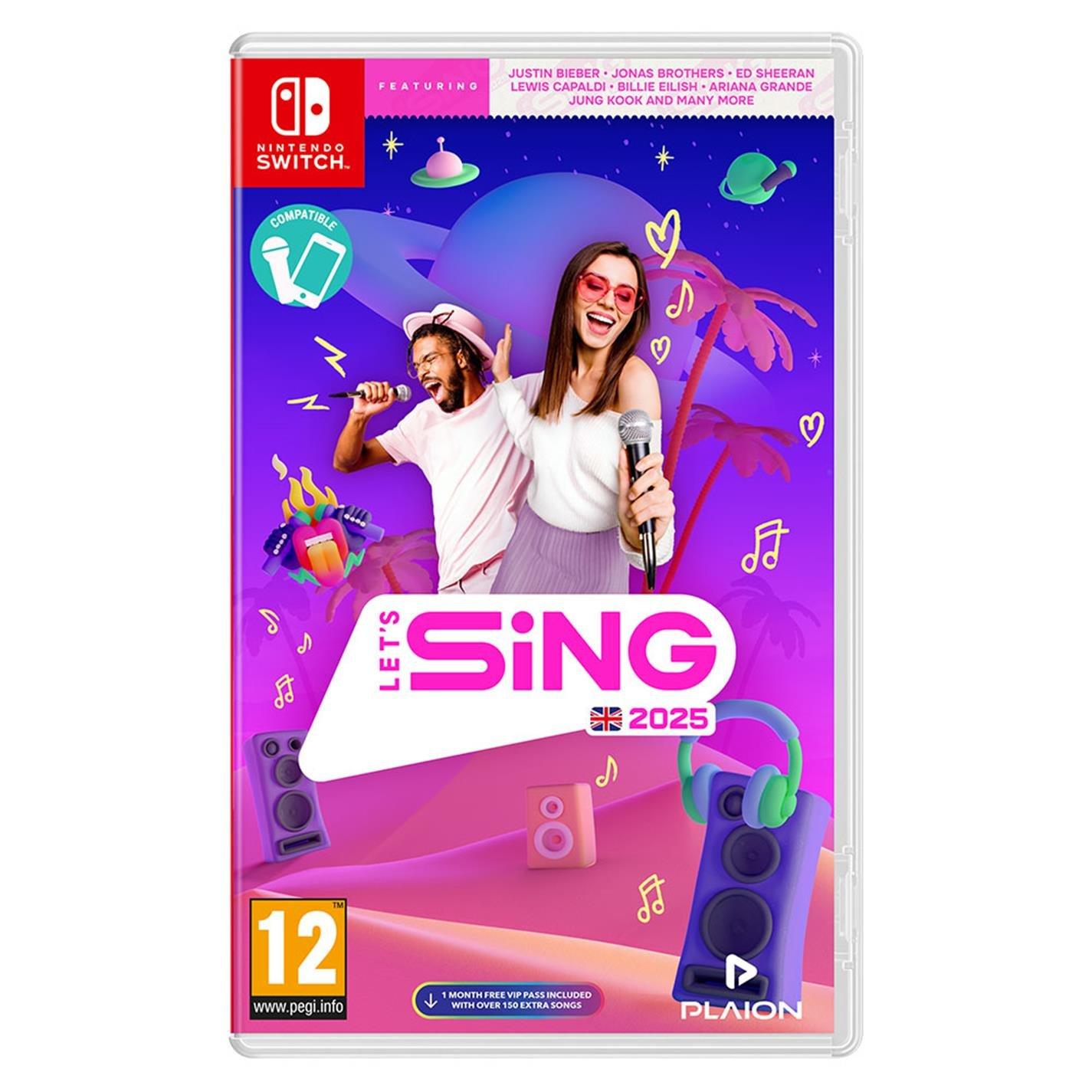 Nintendo Switch - Plaion - Lets Sing 2025 - UK Version (Standalone) - 1