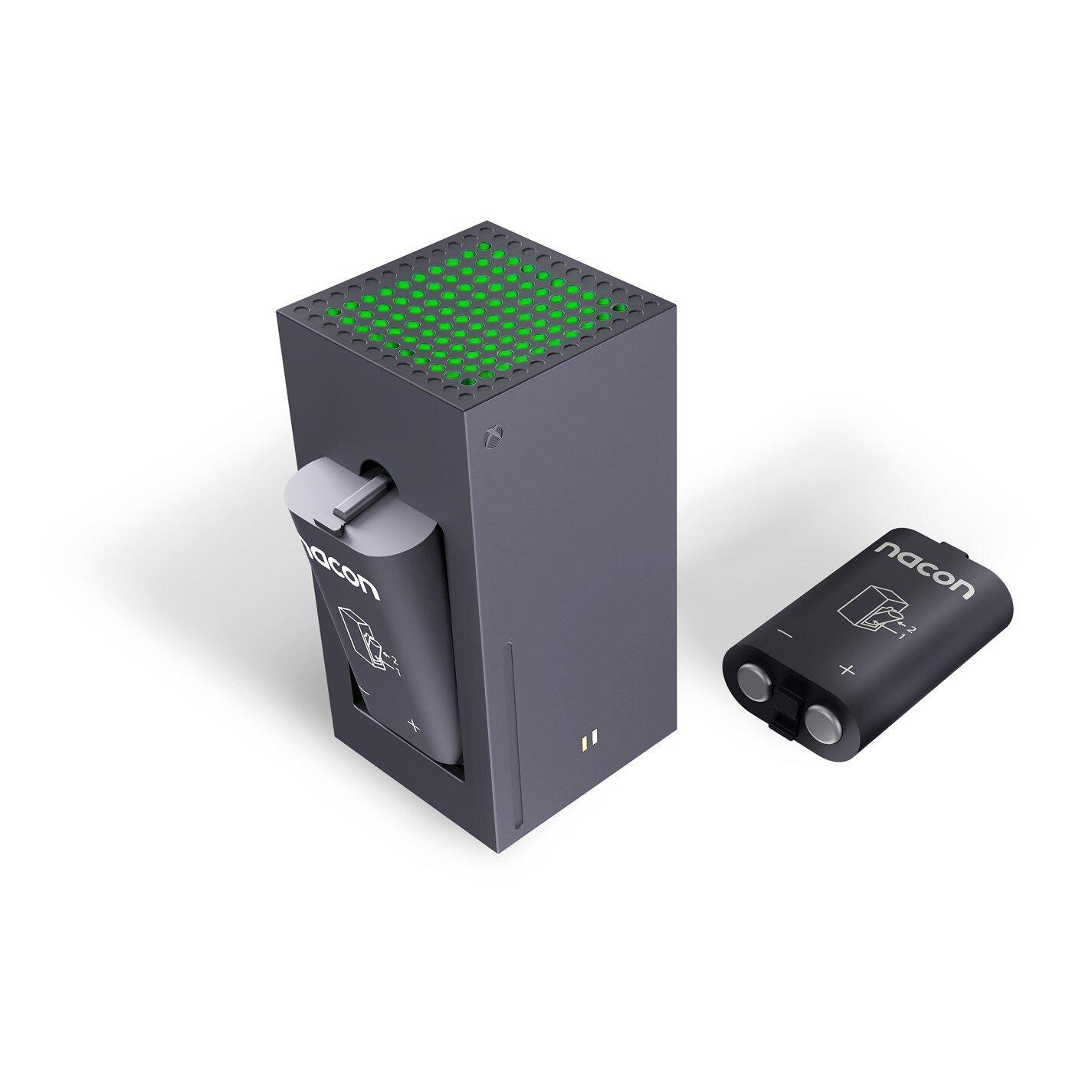 Black - Nacon - Double External Battery Charger for Xbox Controllers - 4