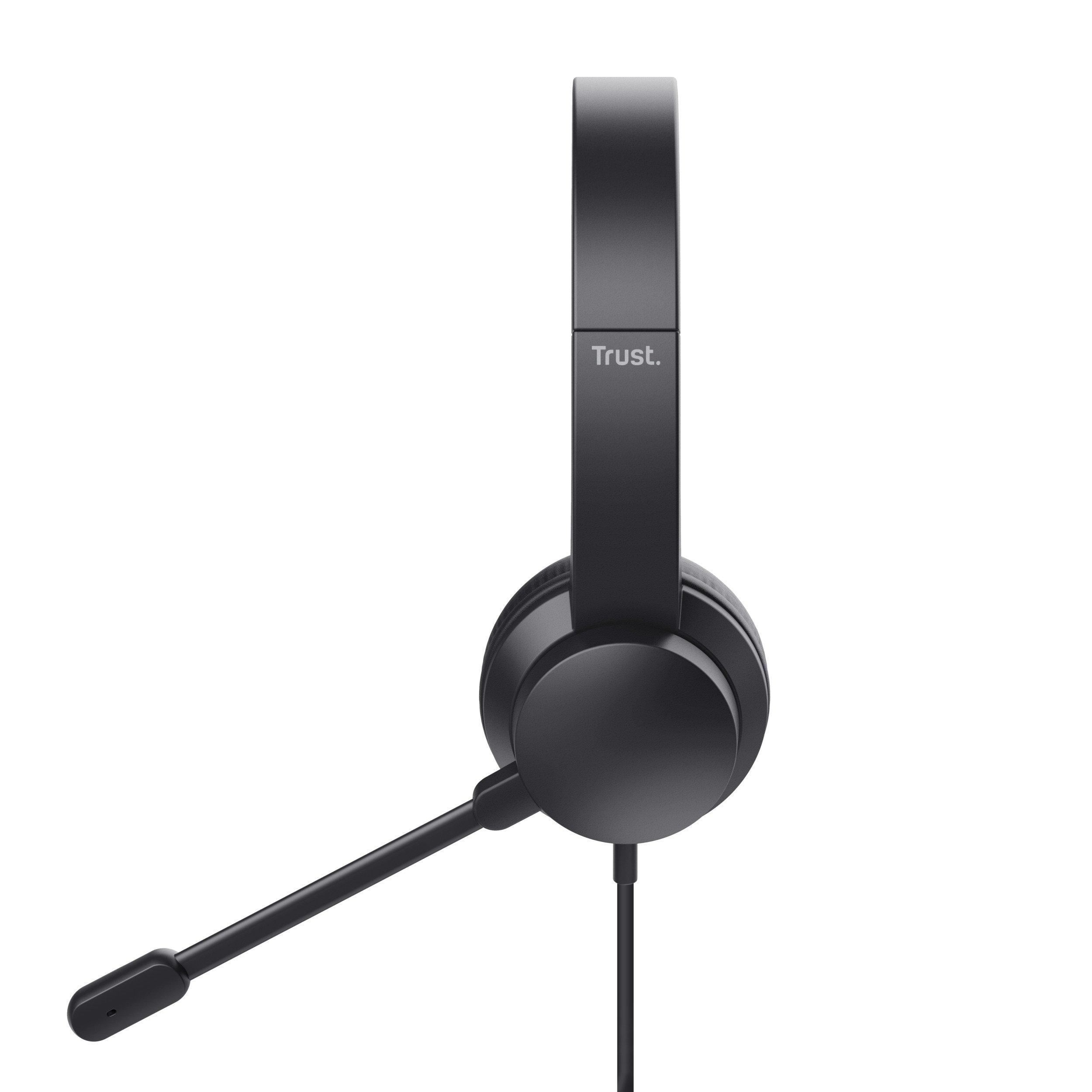 Crna - Trust - Trust Ayda PC headset - Black - 2