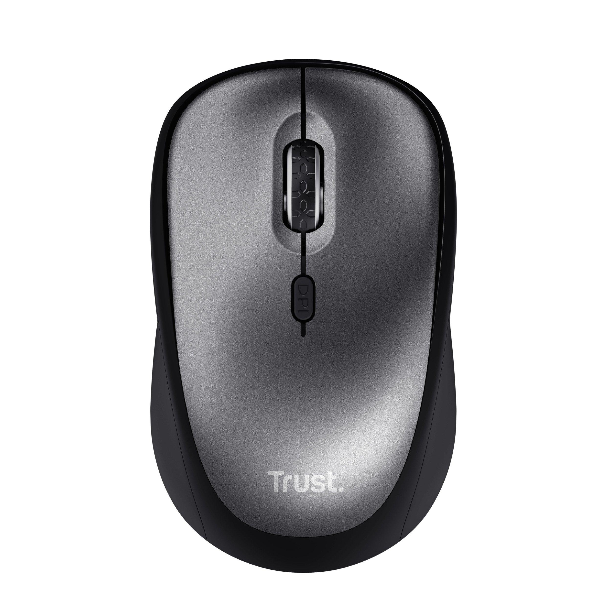 Black - Trust - YVI Plus Wireless Mouse - 1