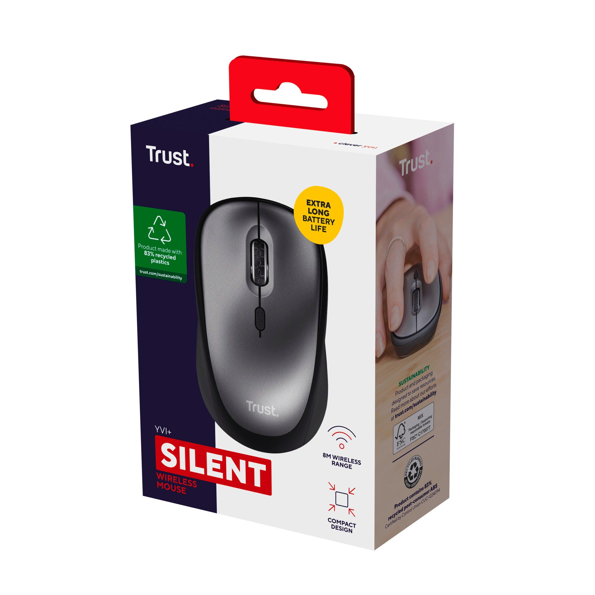 Nero - Trust - YVI Plus Wireless Mouse - 4