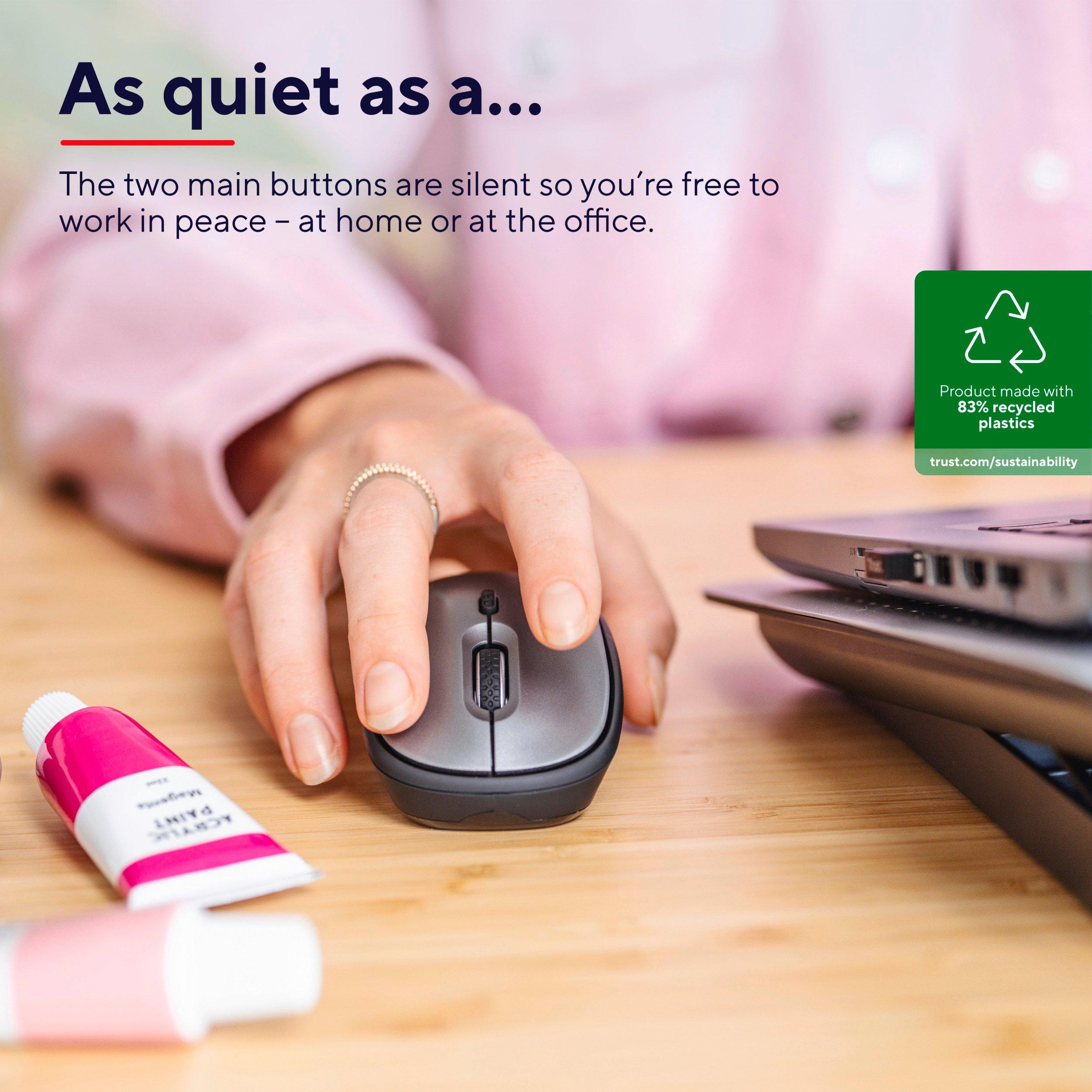 Nero - Trust - YVI Plus Wireless Mouse - 6