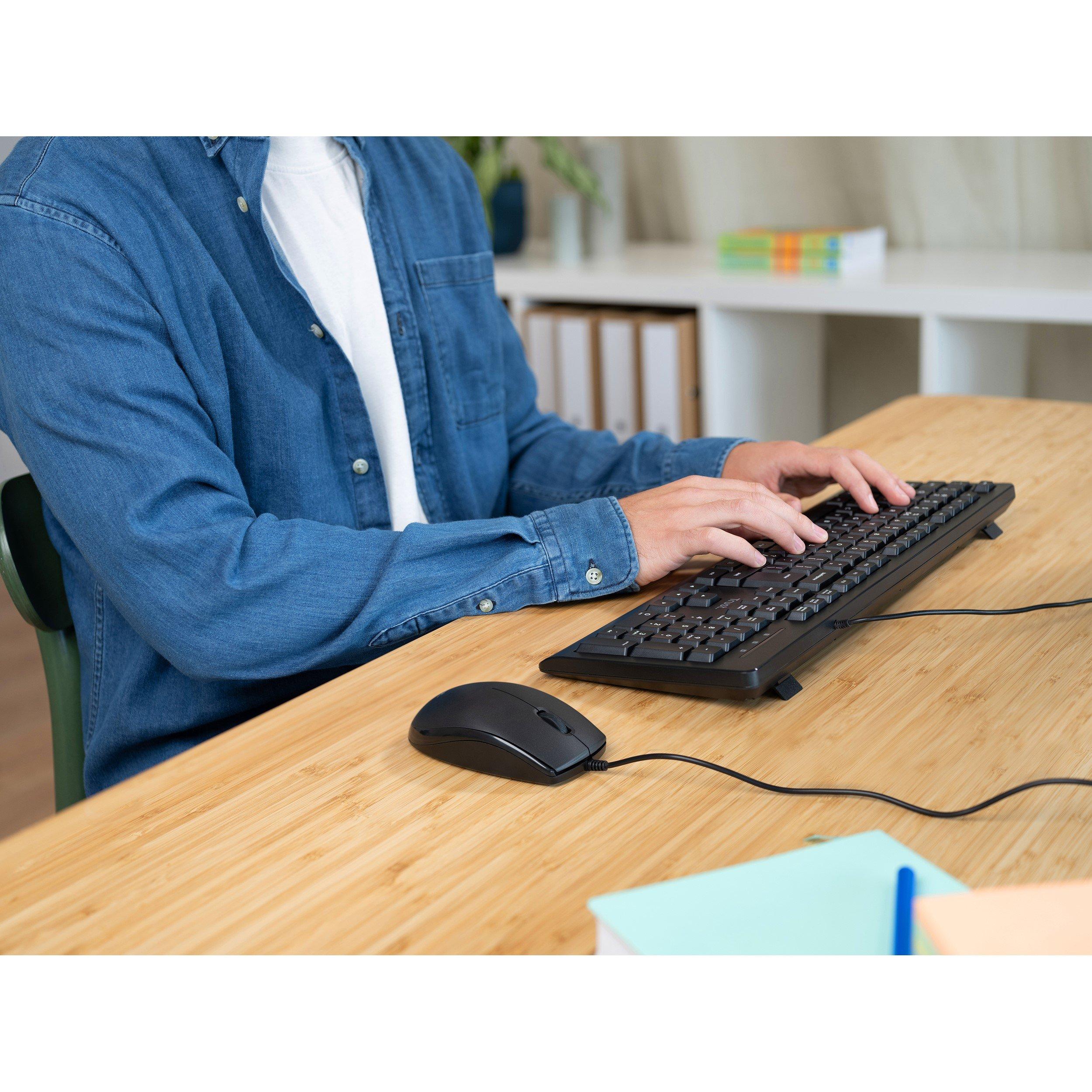 Black - Trust - Primo Wireless Mouse and Keyboard - 14