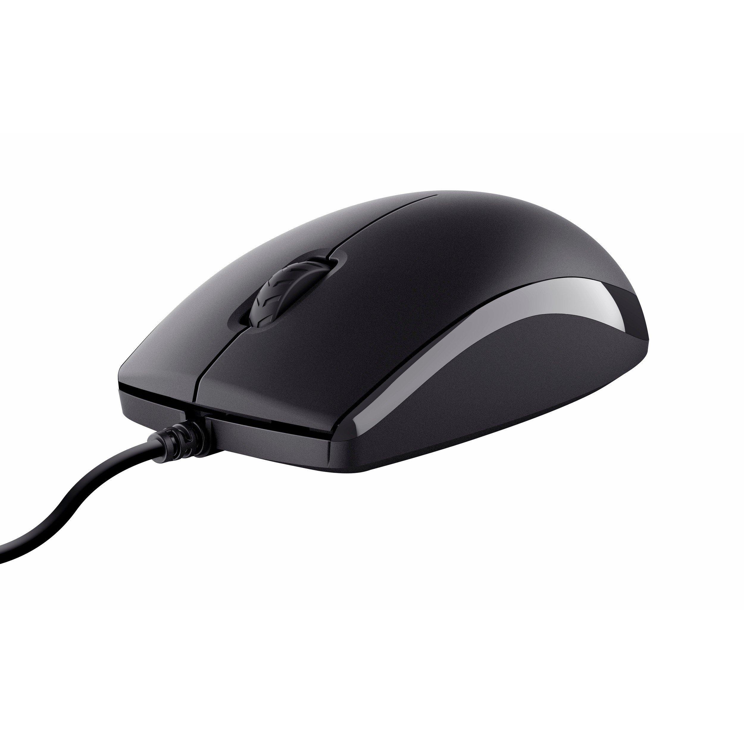 Black - Trust - Primo Wireless Mouse and Keyboard - 4