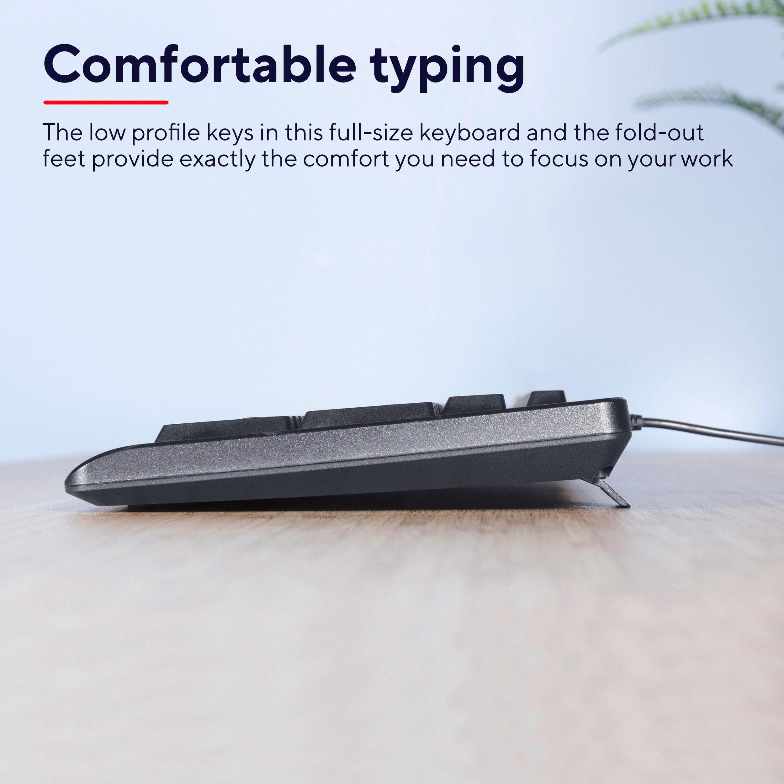 Black - Trust - Primo Wireless Mouse and Keyboard - 6