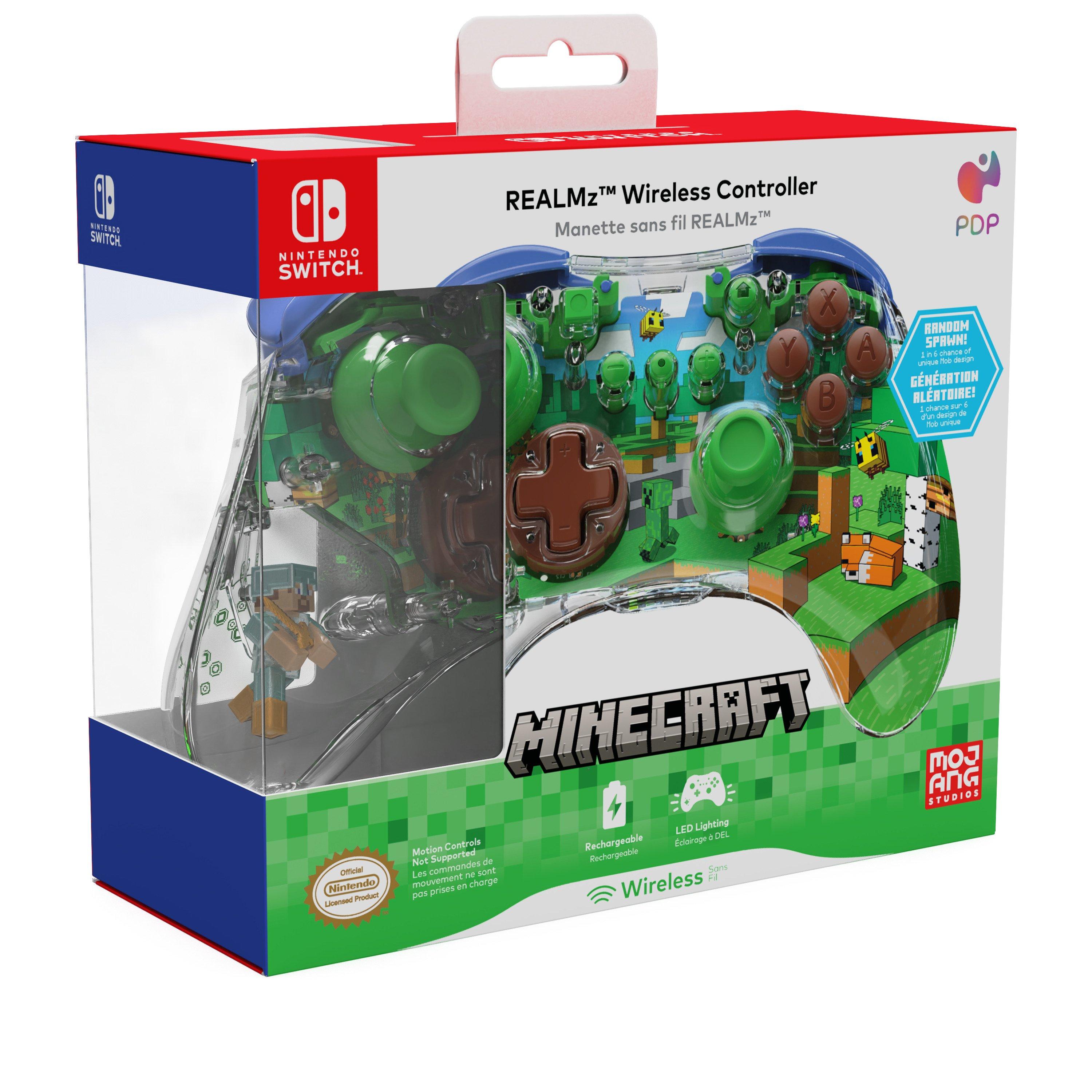 Minecraft - PDP - REALMz™ Wireless Controller: Minecraft Forest Biome - 4