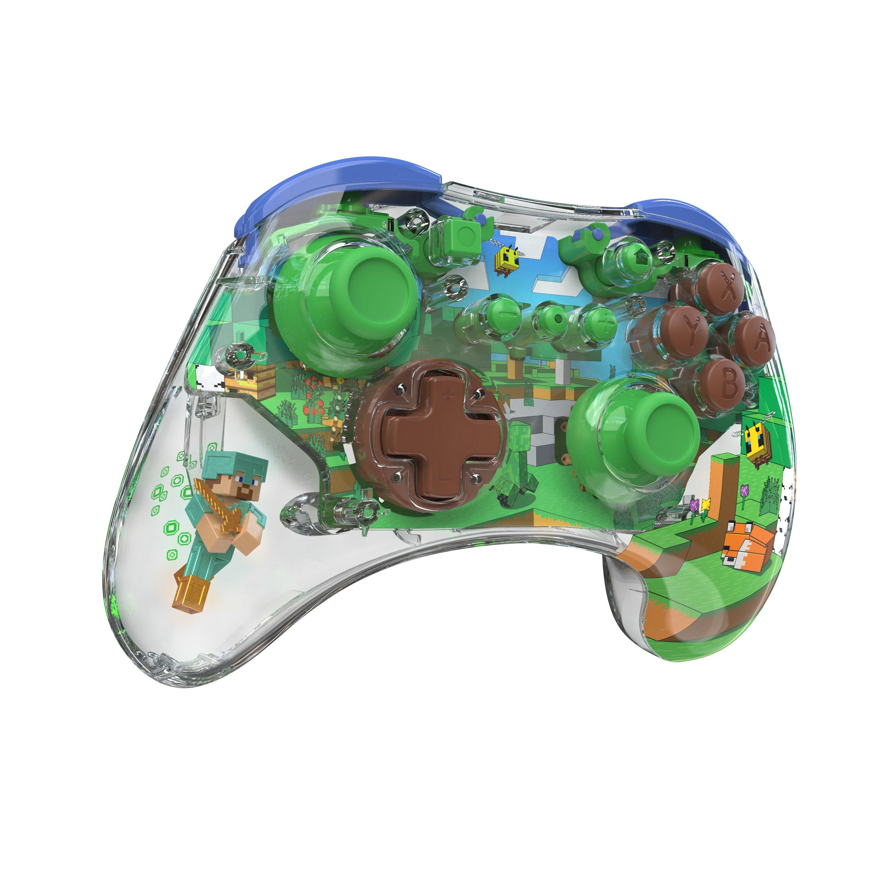 Minecraft - PDP - REALMz™ Wireless Controller: Minecraft Forest Biome - 5