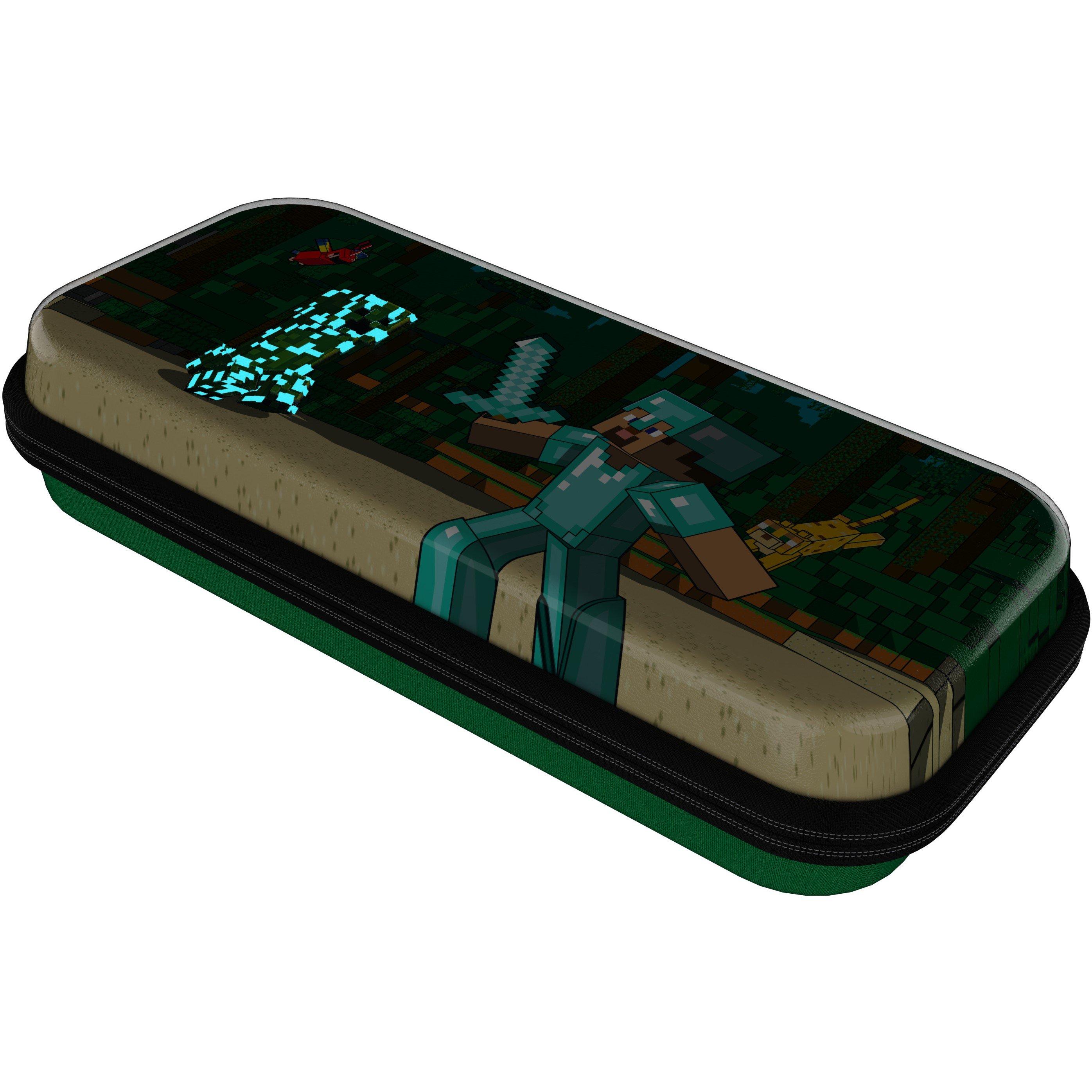 Minecraft - PDP - REALMz™ Nintendo Switch Travel Case Plus GLOW: Minecraft Forest Battle - 2