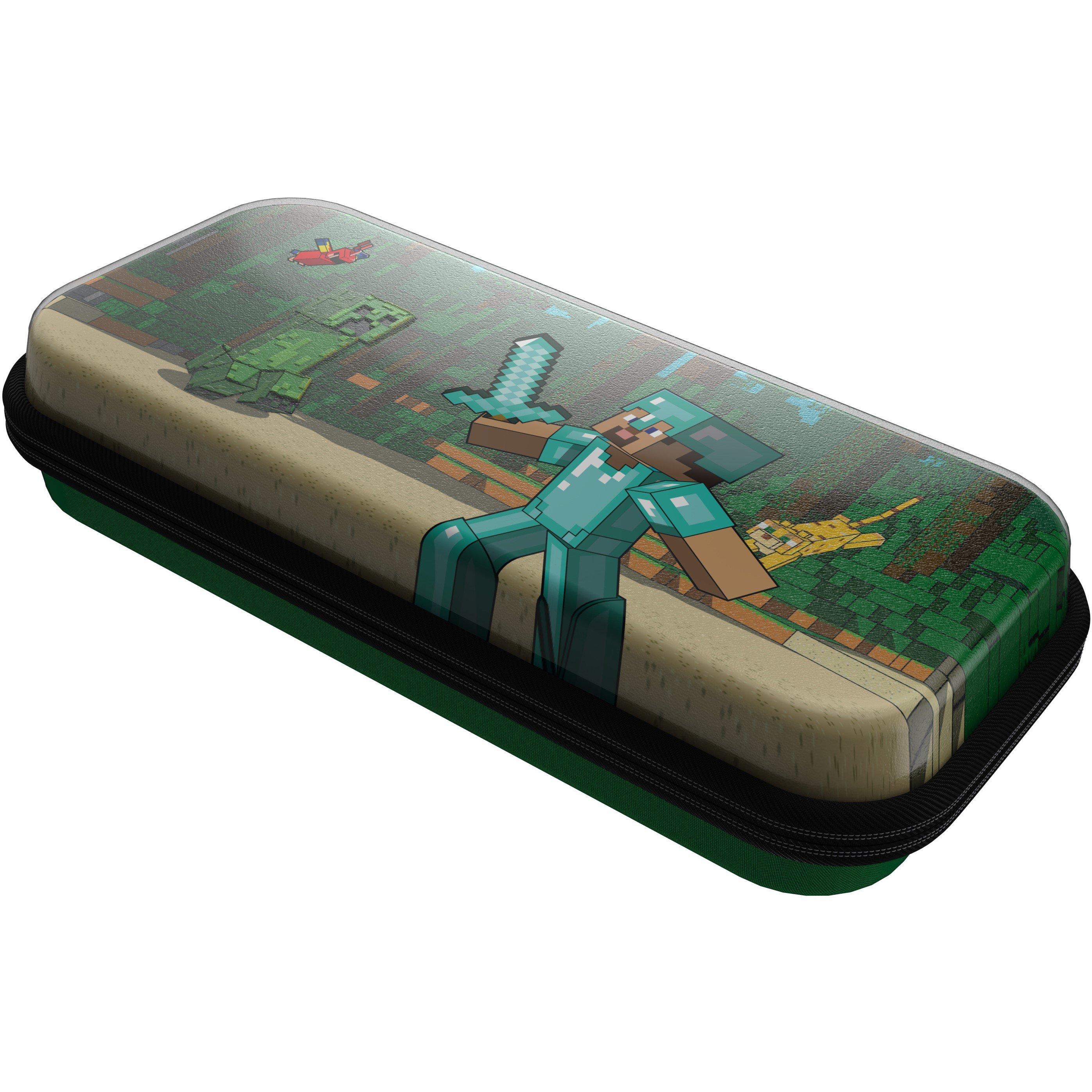 Minecraft - PDP - REALMz™ Nintendo Switch Travel Case Plus GLOW: Minecraft Forest Battle - 4