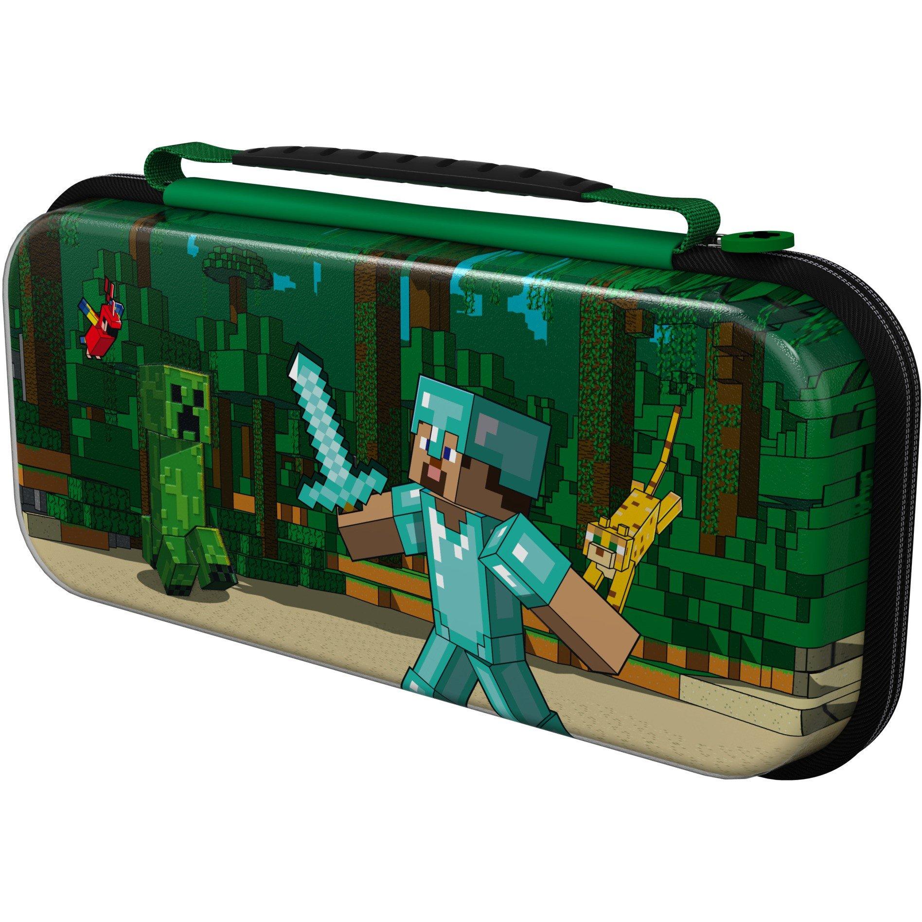 Minecraft - PDP - REALMz™ Nintendo Switch Travel Case Plus GLOW: Minecraft Forest Battle - 6