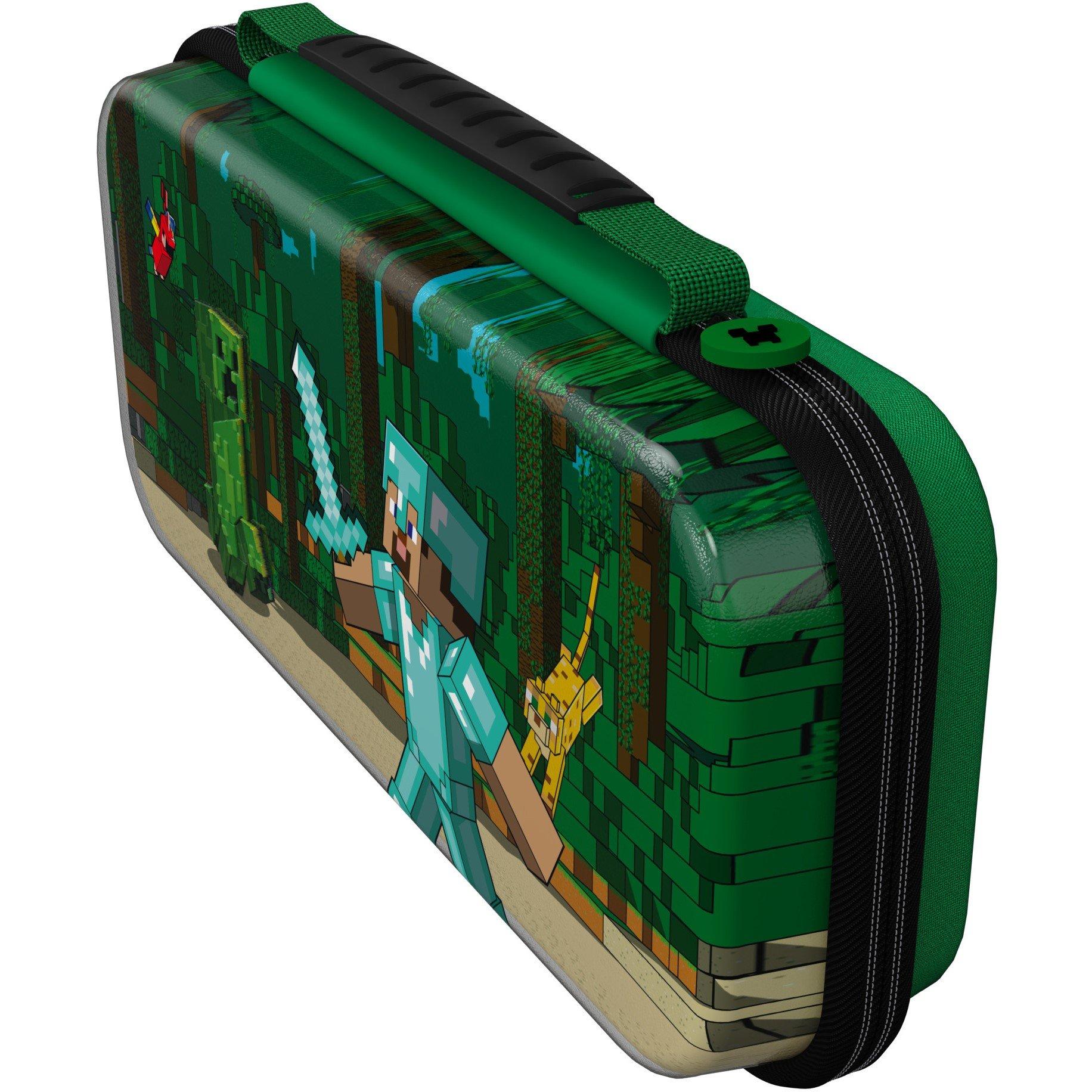 Minecraft - PDP - REALMz™ Nintendo Switch Travel Case Plus GLOW: Minecraft Forest Battle - 7