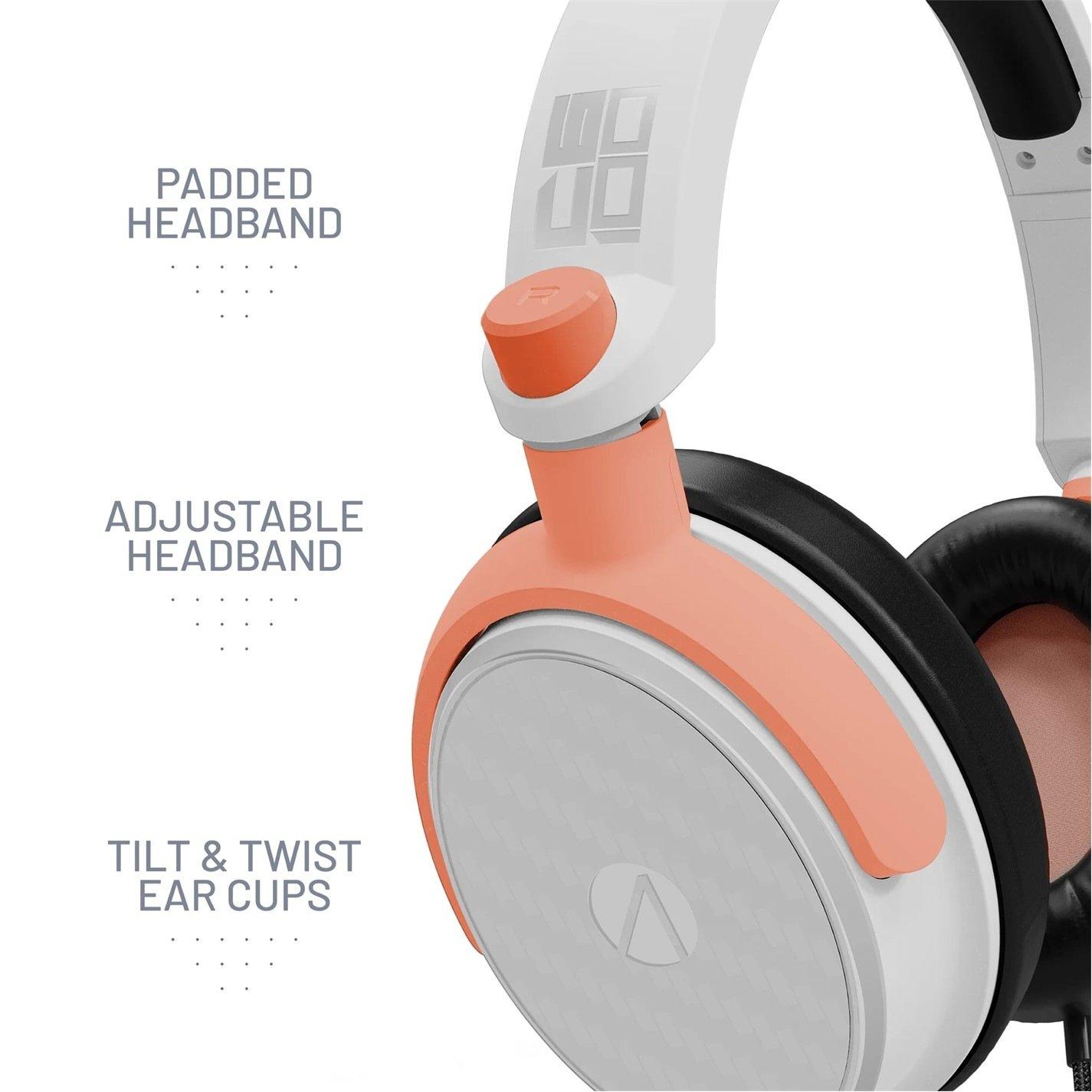 Peach/White - Stealth - C6-100 Burst Gaming Headset PS4 PS5 XBOX Switch & PC - Peach & White - 6