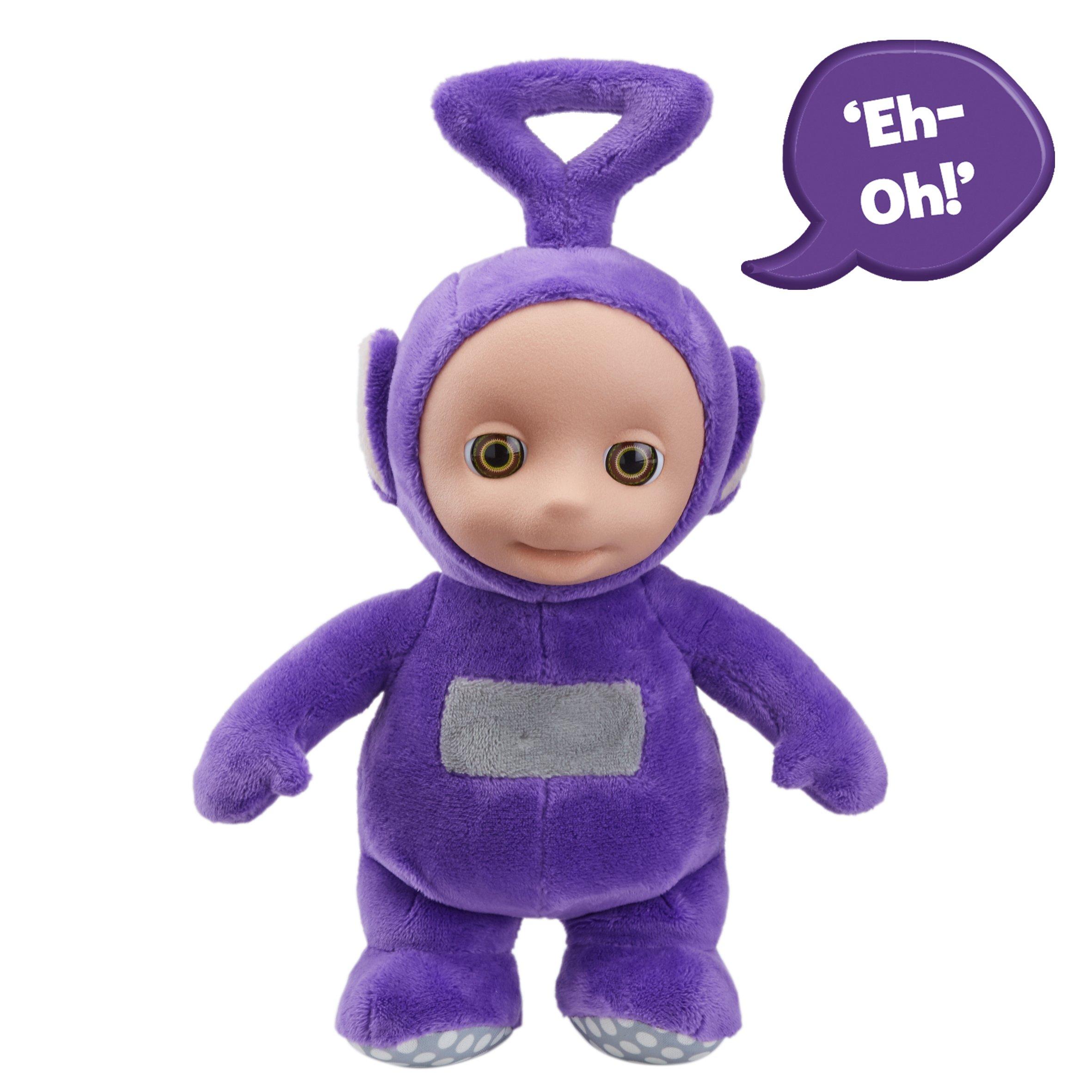 None - Teletubbies - TELETUBBIES 8 INCH TALKING TINKY WINKY SOFT TOY - 4