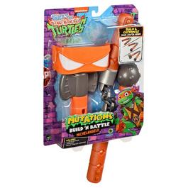 Teenage Mutant Ninja Turtles Tales of Teenage Mutant Ninja Turtles Build N Battle Michelangelo Nunchuks Ninja Reveal Playset