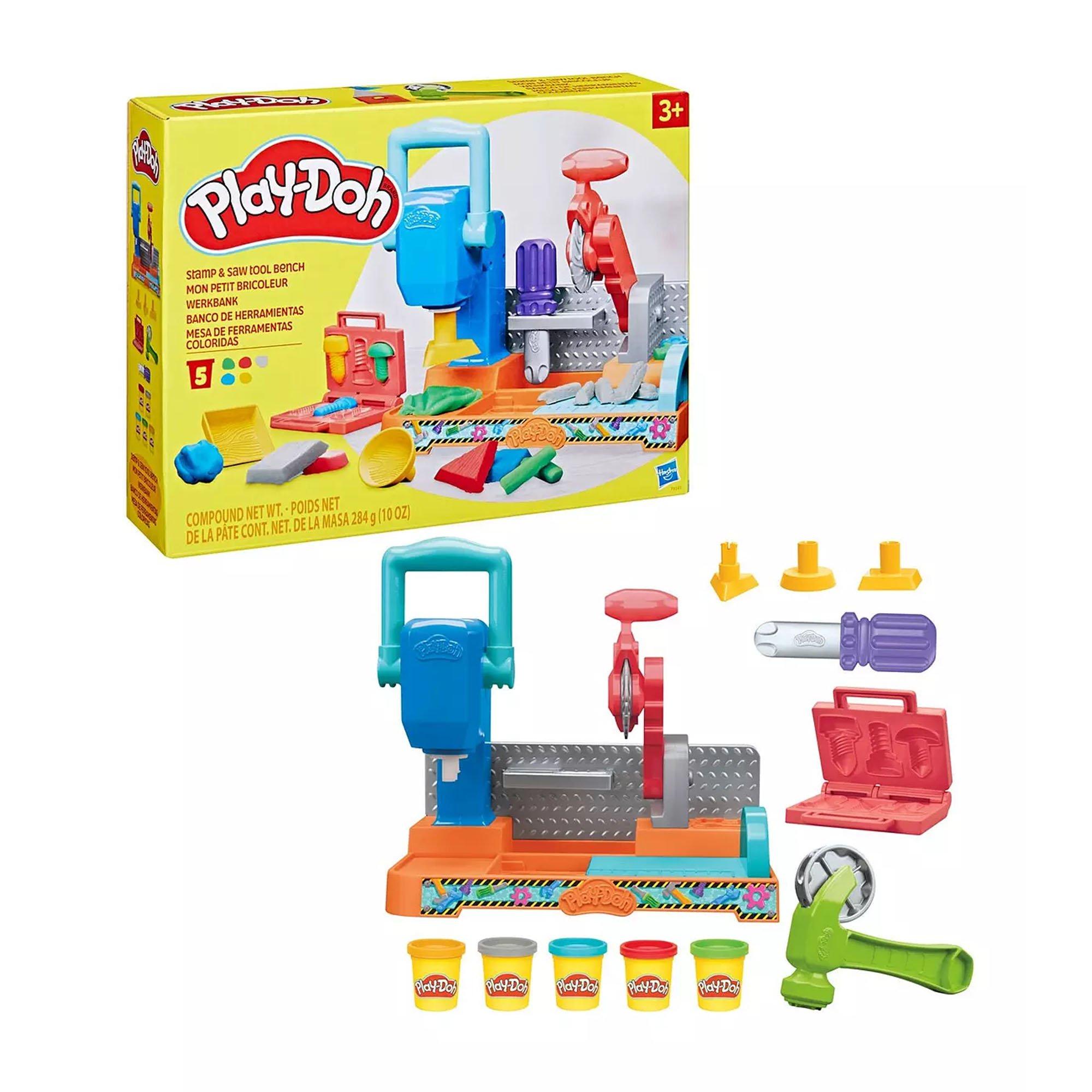 None - Play-Doh - Play Doh Stamp and Saw Tool Bench - 2
