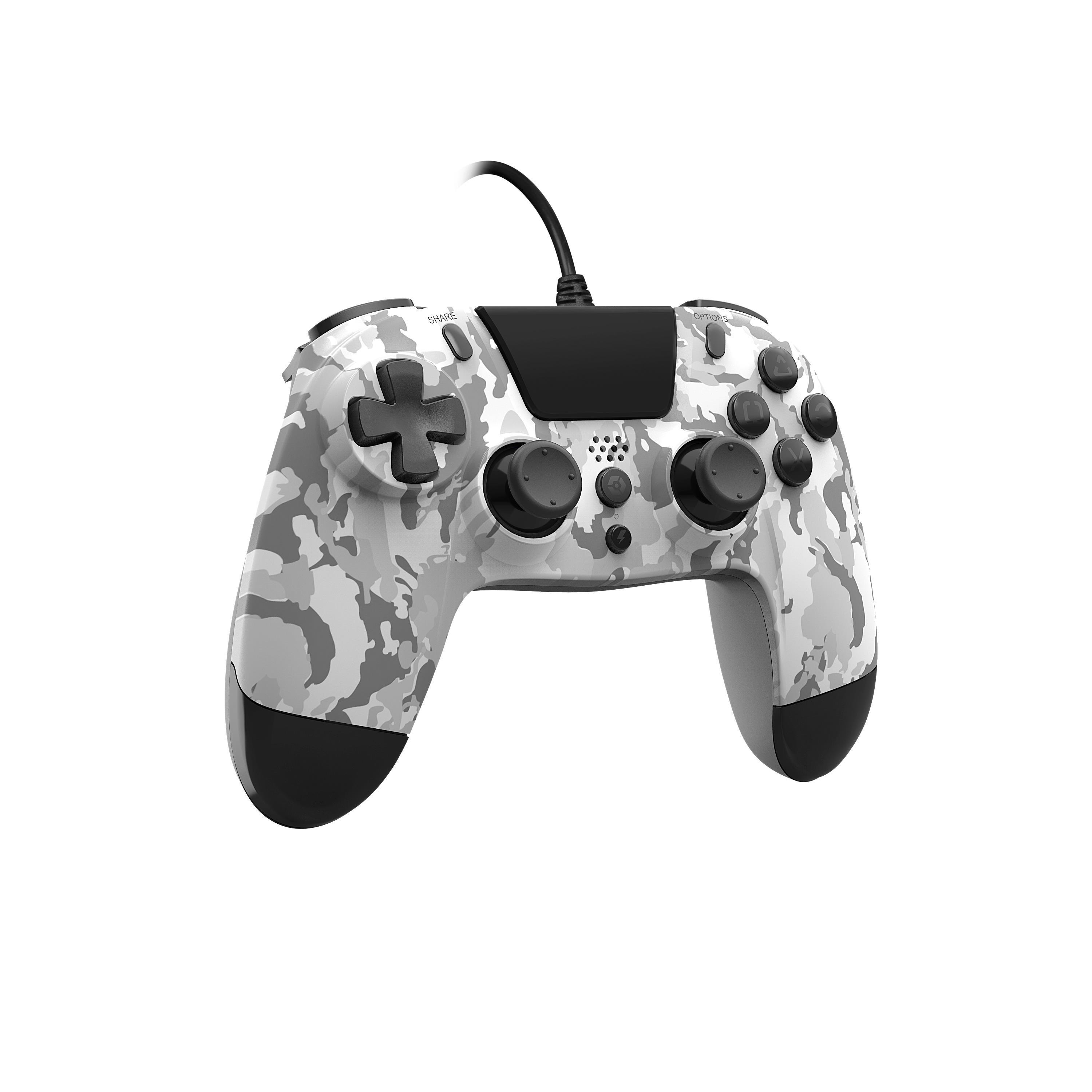 Camo Arctique - Gioteck - VX-4+ Wired PS4 Controller - White Camo - 4