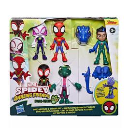 Marvel Marvel Spidey and His Amazing Friends Dino-Webs, Dino Heroes & Lizard Set