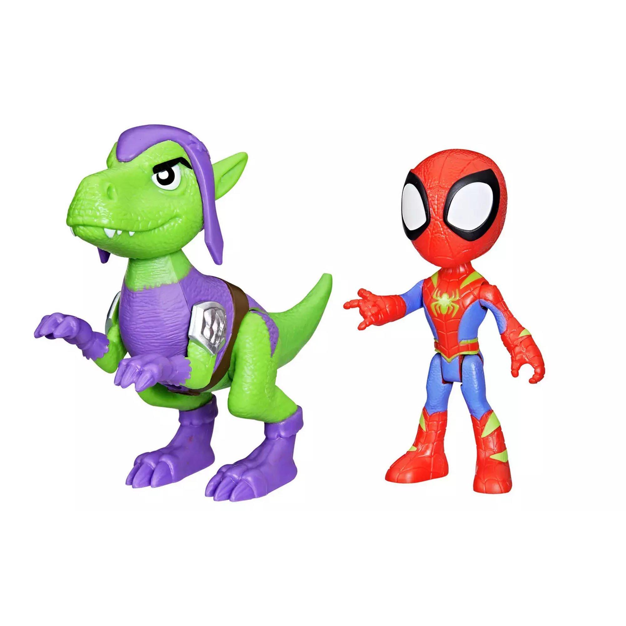 None - Marvel - Spidey and His Amazing Friends Spidey and Dino Webs Figures - 3