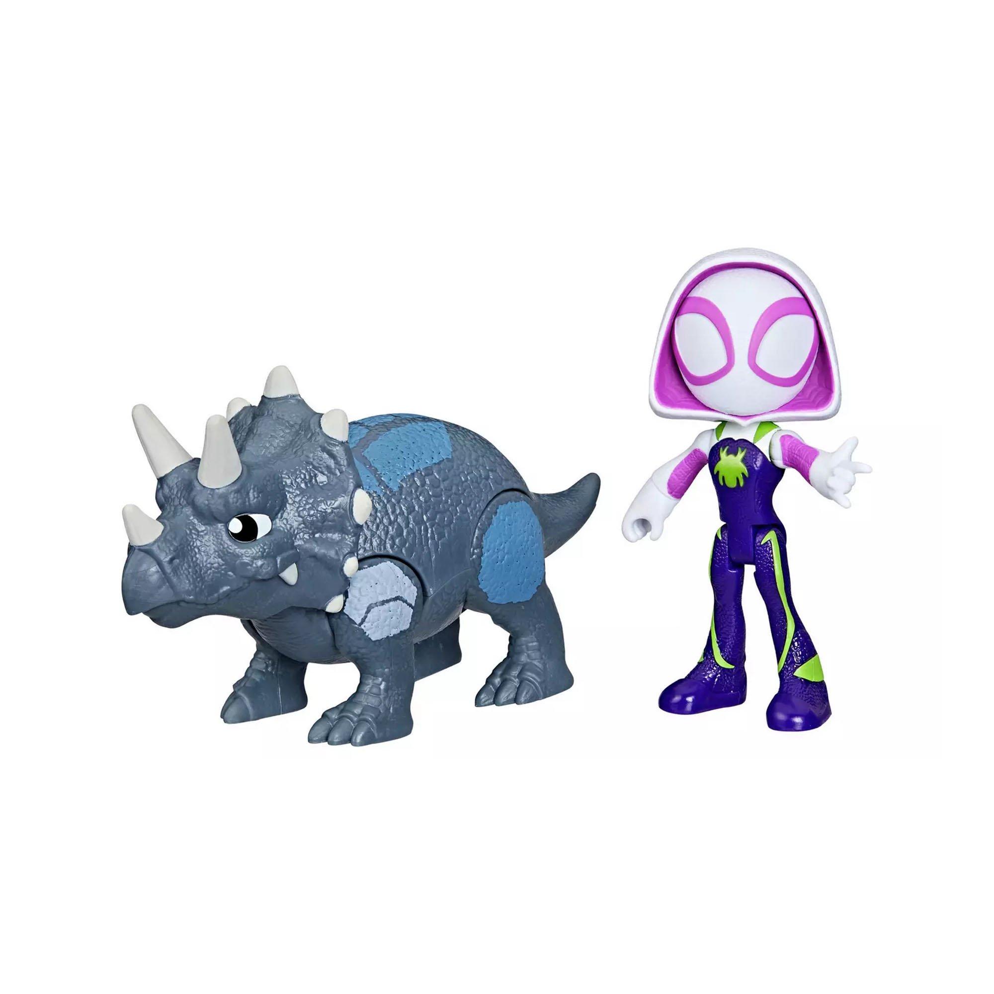 None - Marvel - Spidey and His Amazing Friends Spidey and Dino Webs Figures - 5