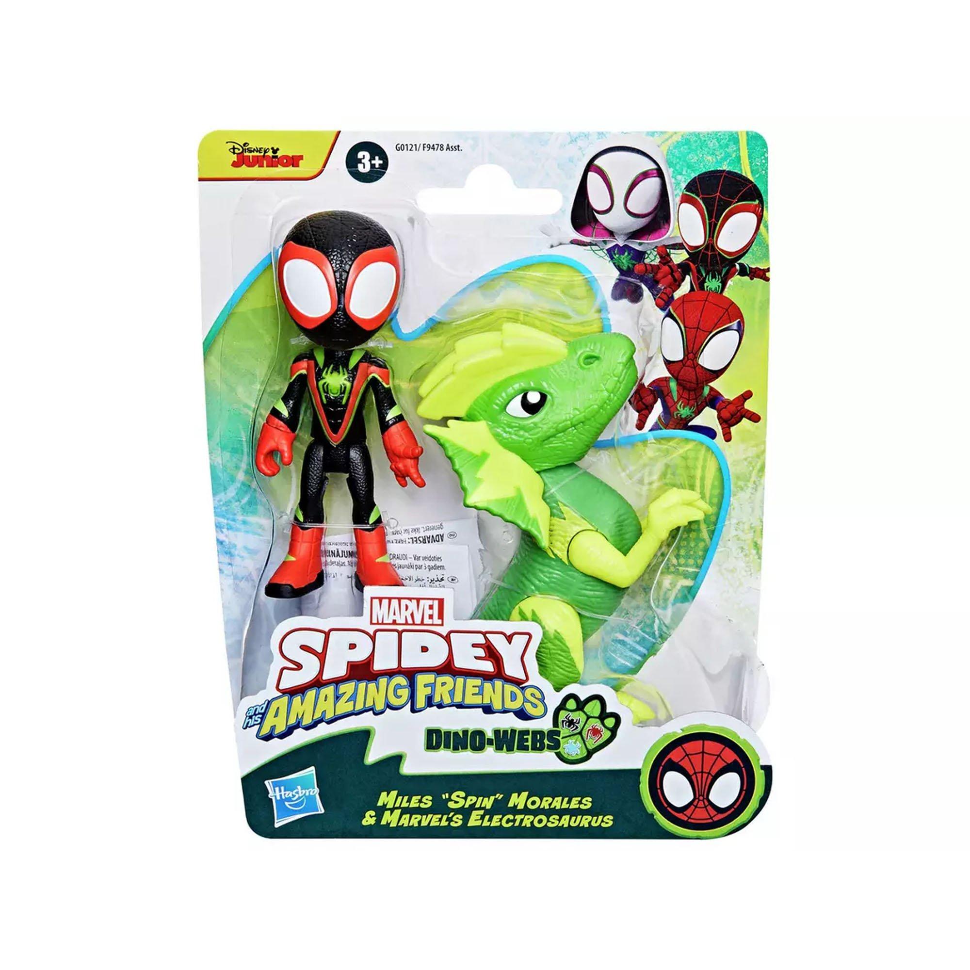 None - Marvel - Spidey and His Amazing Friends Spidey and Dino Webs Figures - 6