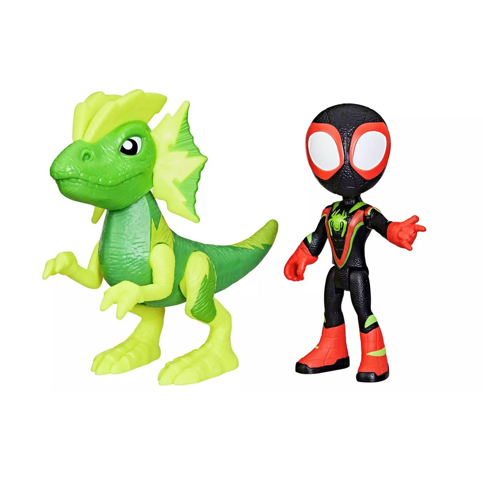 None - Marvel - Spidey and His Amazing Friends Spidey and Dino Webs Figures - 7