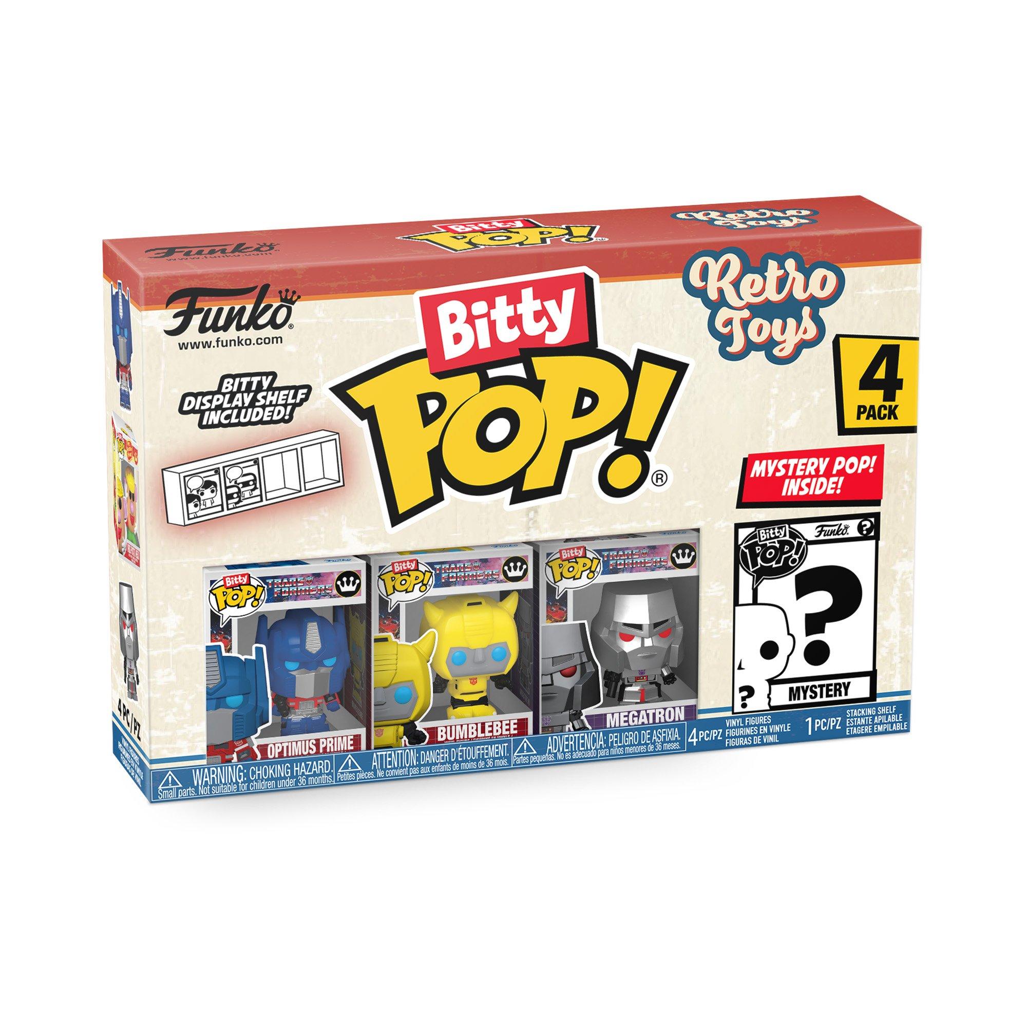 Funko  Bitty Pop: Retro Toys- Transformers 4Pk - 