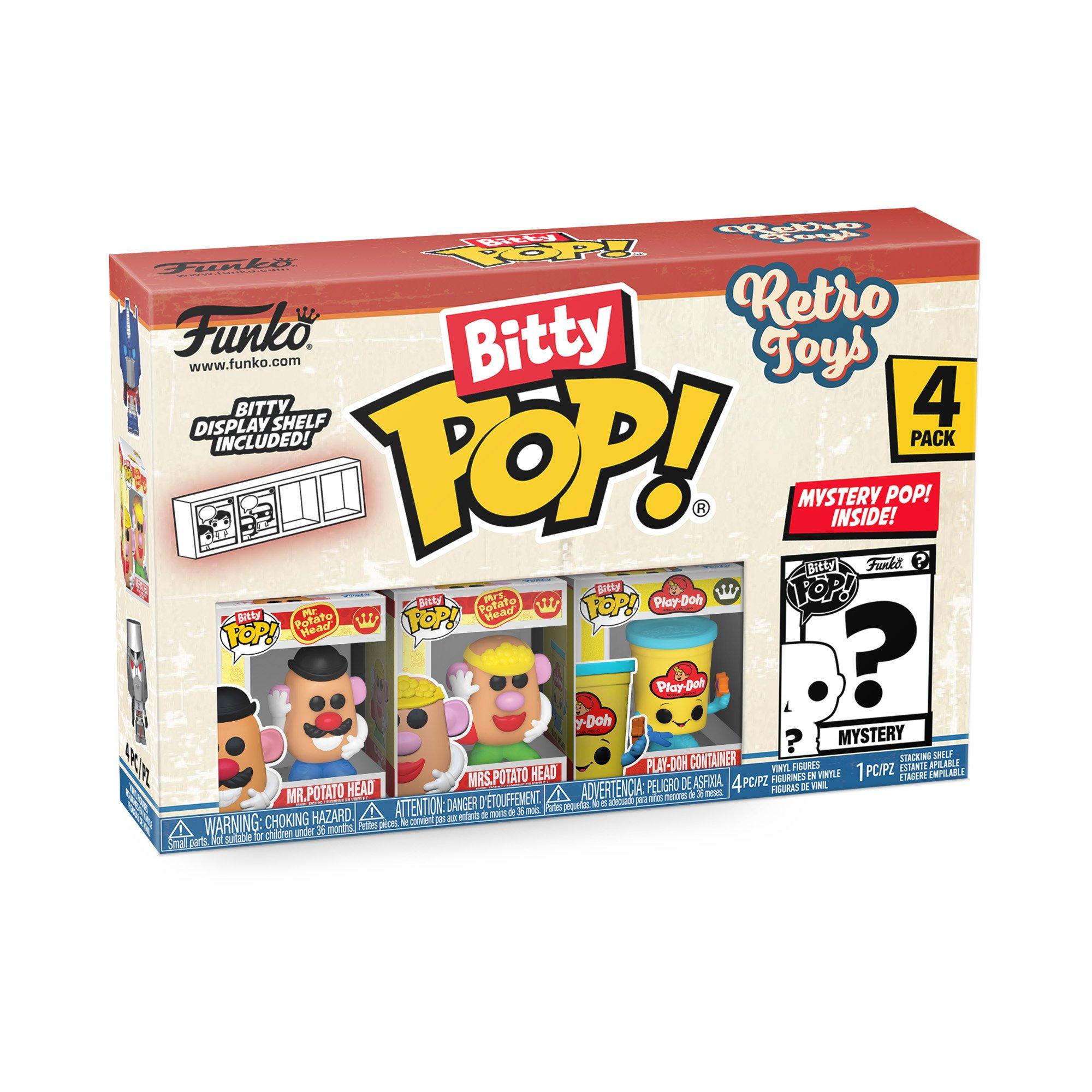 Funko  Bitty Pop: Retro Toys- Mr. Potato Head 4Pk - 