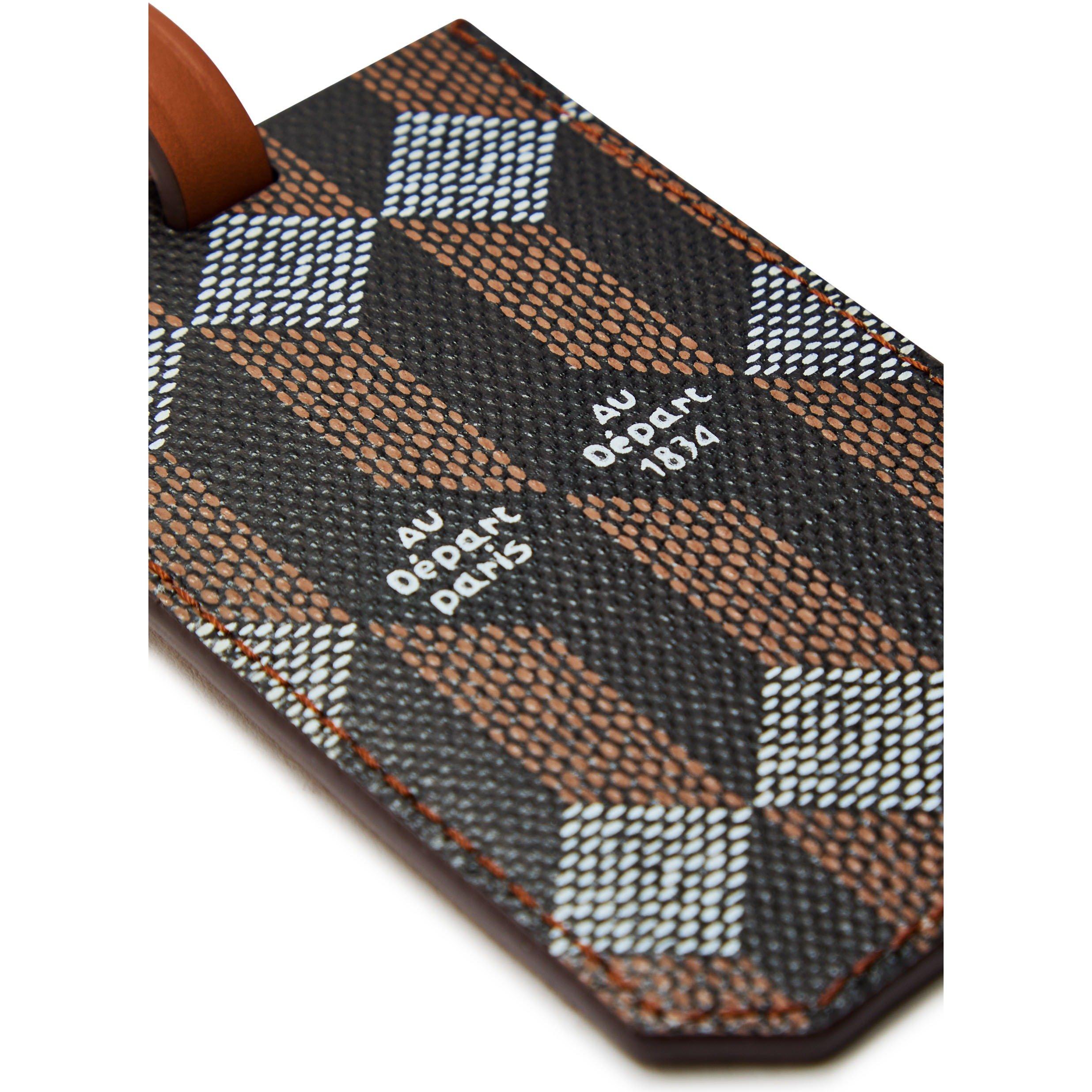 BROWN - Au Depart - HERITAGE LUGGAGE TAG - 3