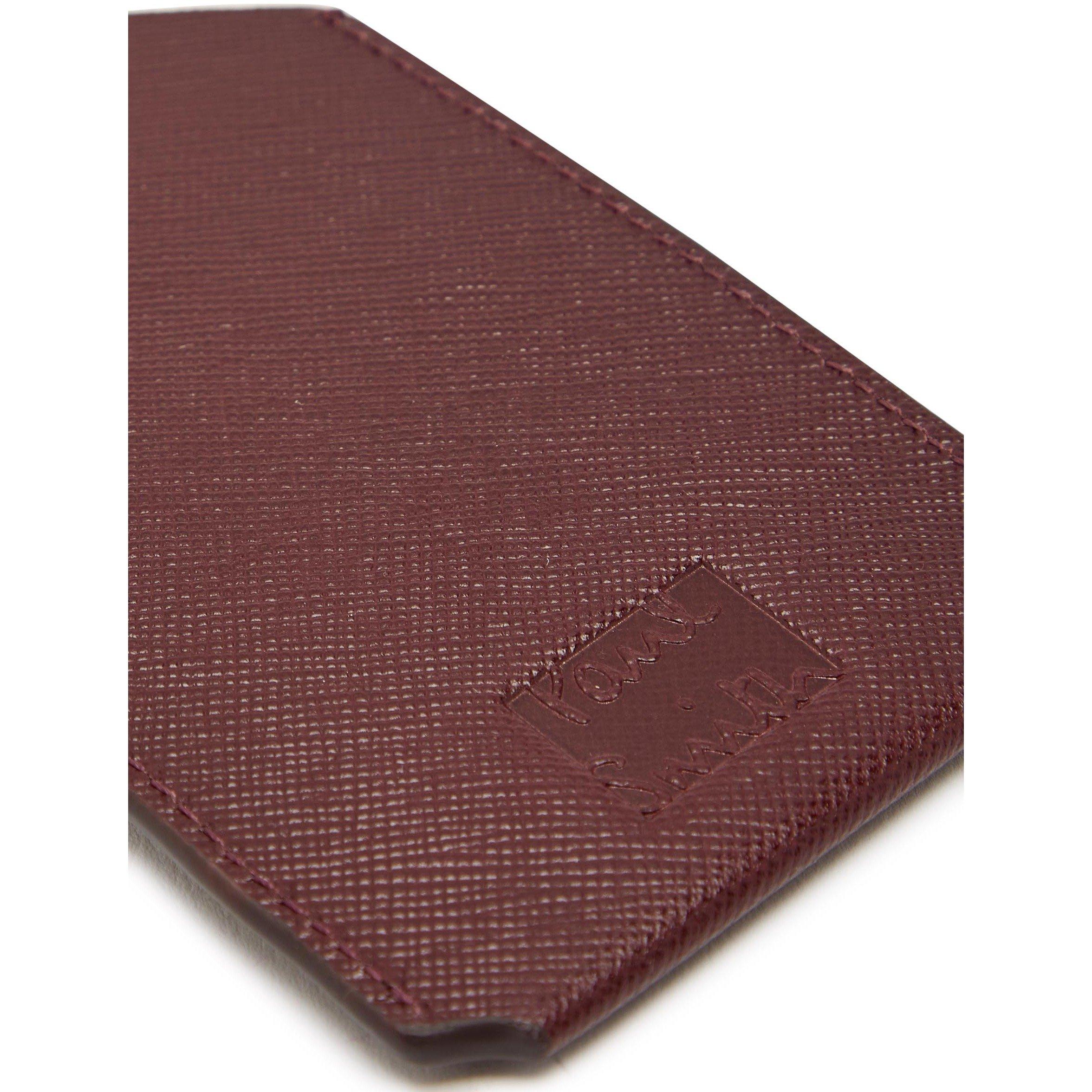 BROWN - Paul Smith - Men's Leather Luggage Tag - 3