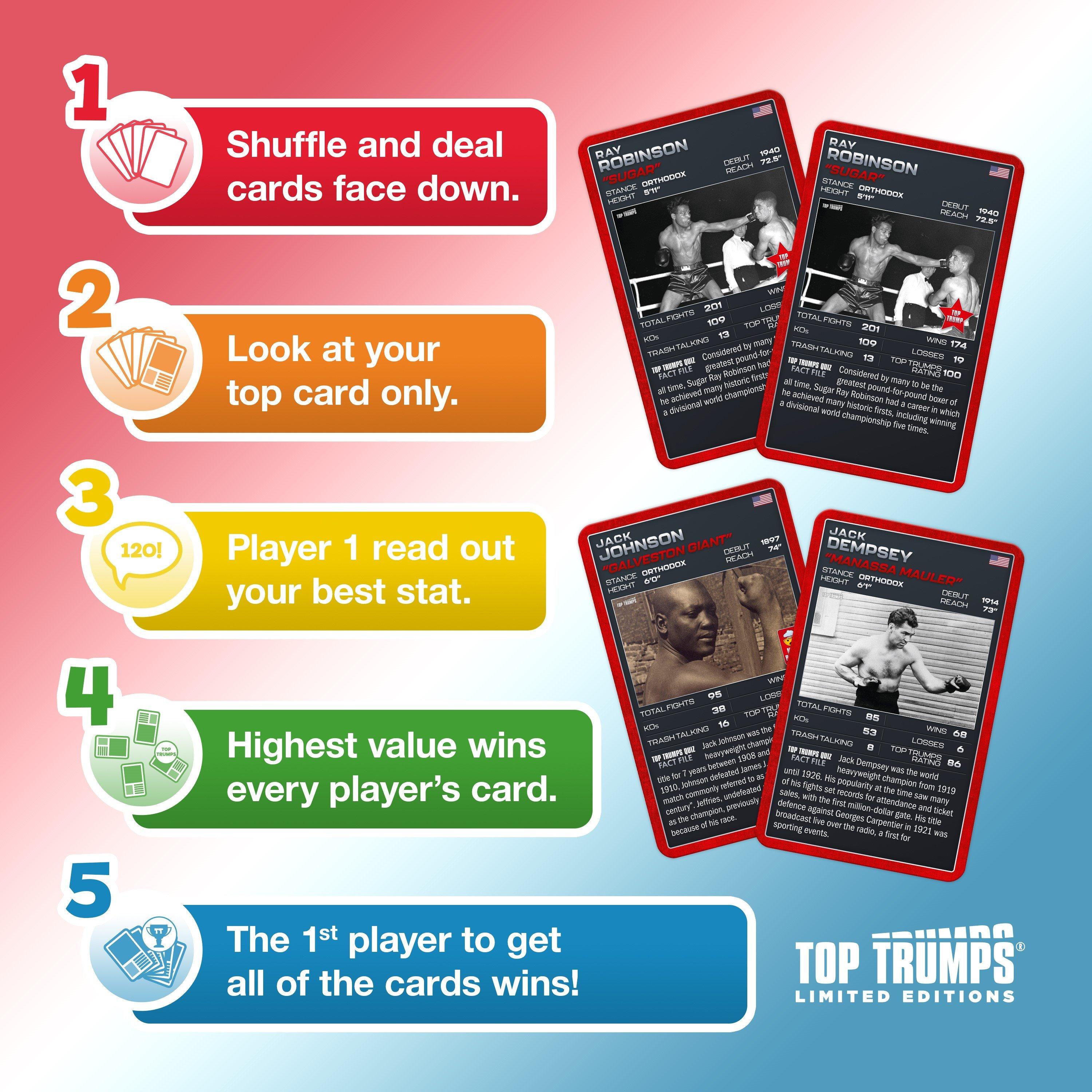 Top Trumps - Top Trumps - Limited Edition Boxing Icons Board Games - 11