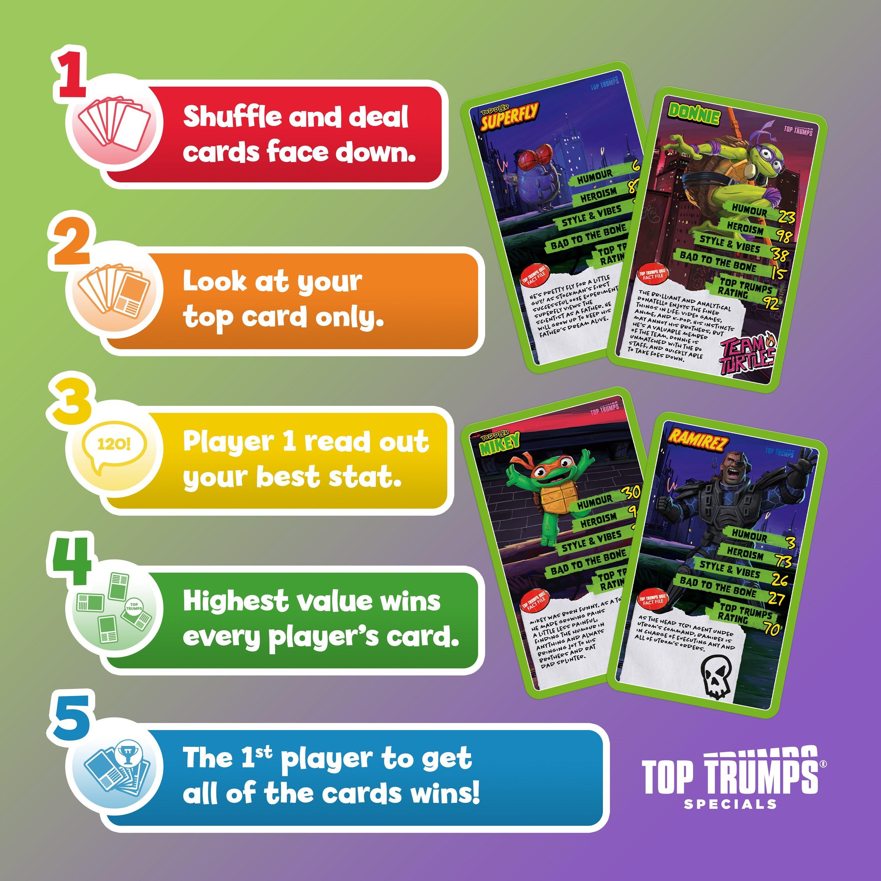Top Trumps - Top Trumps - Mutant Ninja Turtles Mayhem Board Game - 14