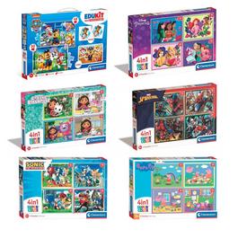 Clementoni 4IN1 JIGSAW PUZZLE ASSORTMENT