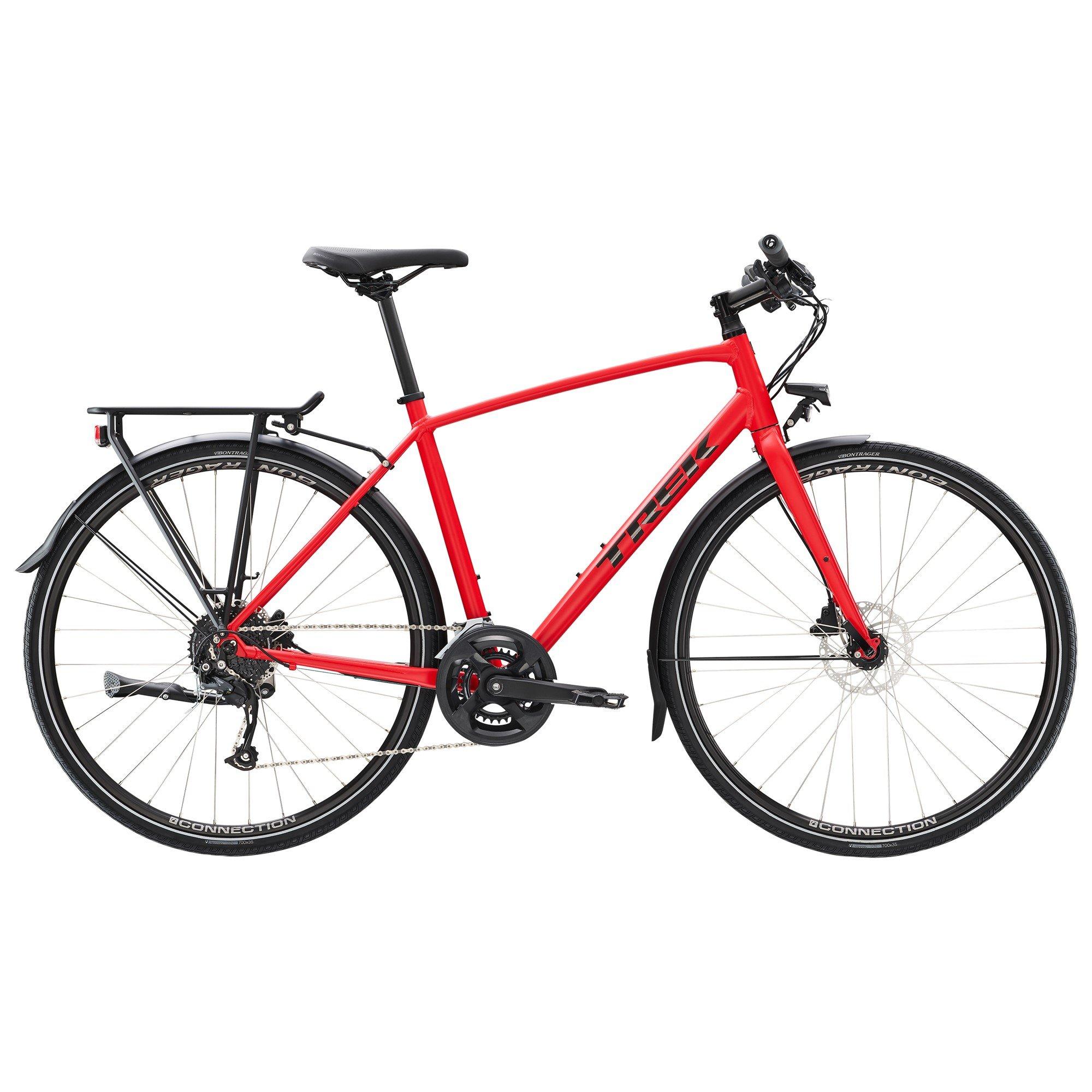 Viper Red 23 - Trek - FX 2 Disc Equipped Hybrid Bike - 1
