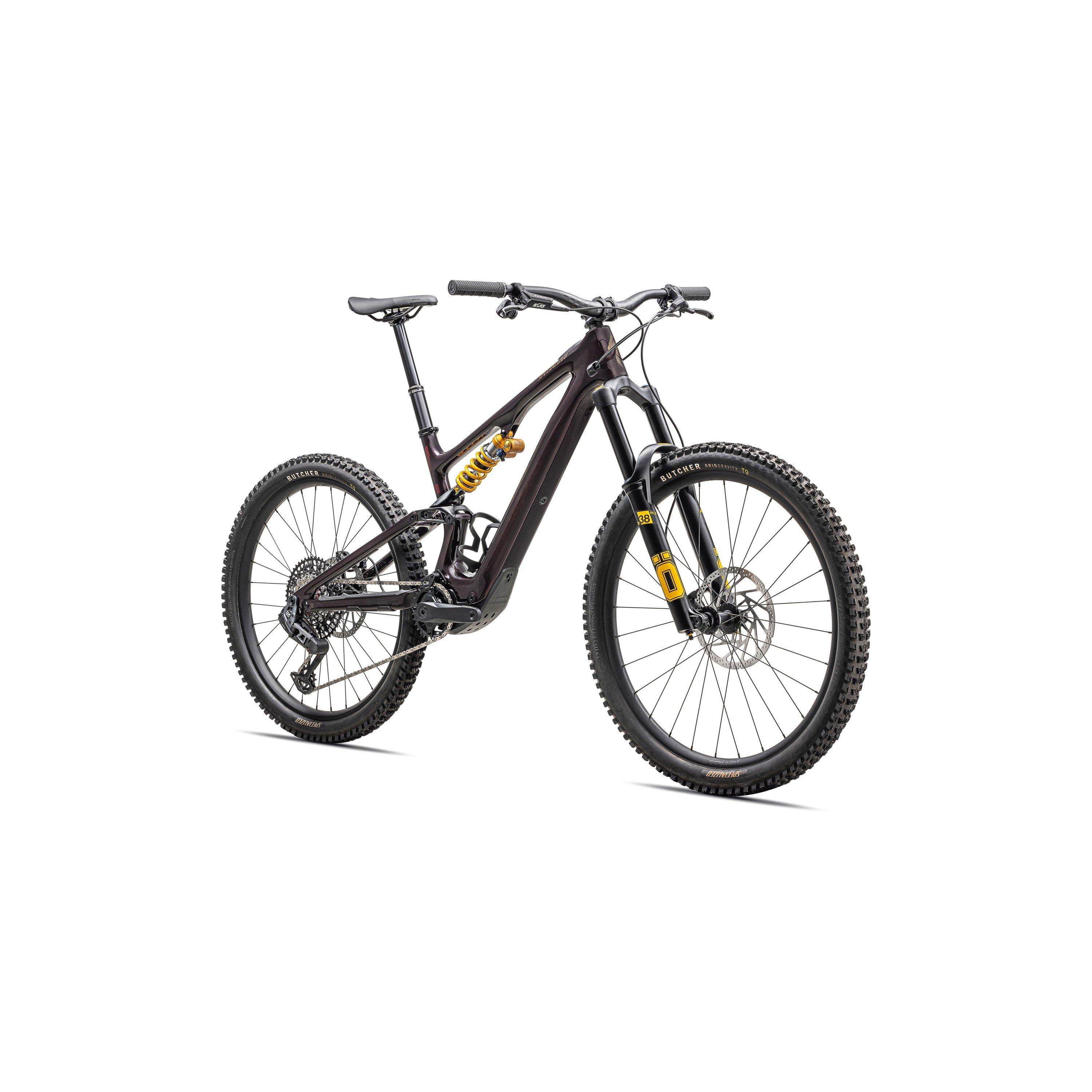 Maroon Gold - Specialized - Levo SL 2 Ohlins Coil Electric Mountain Bike - 2