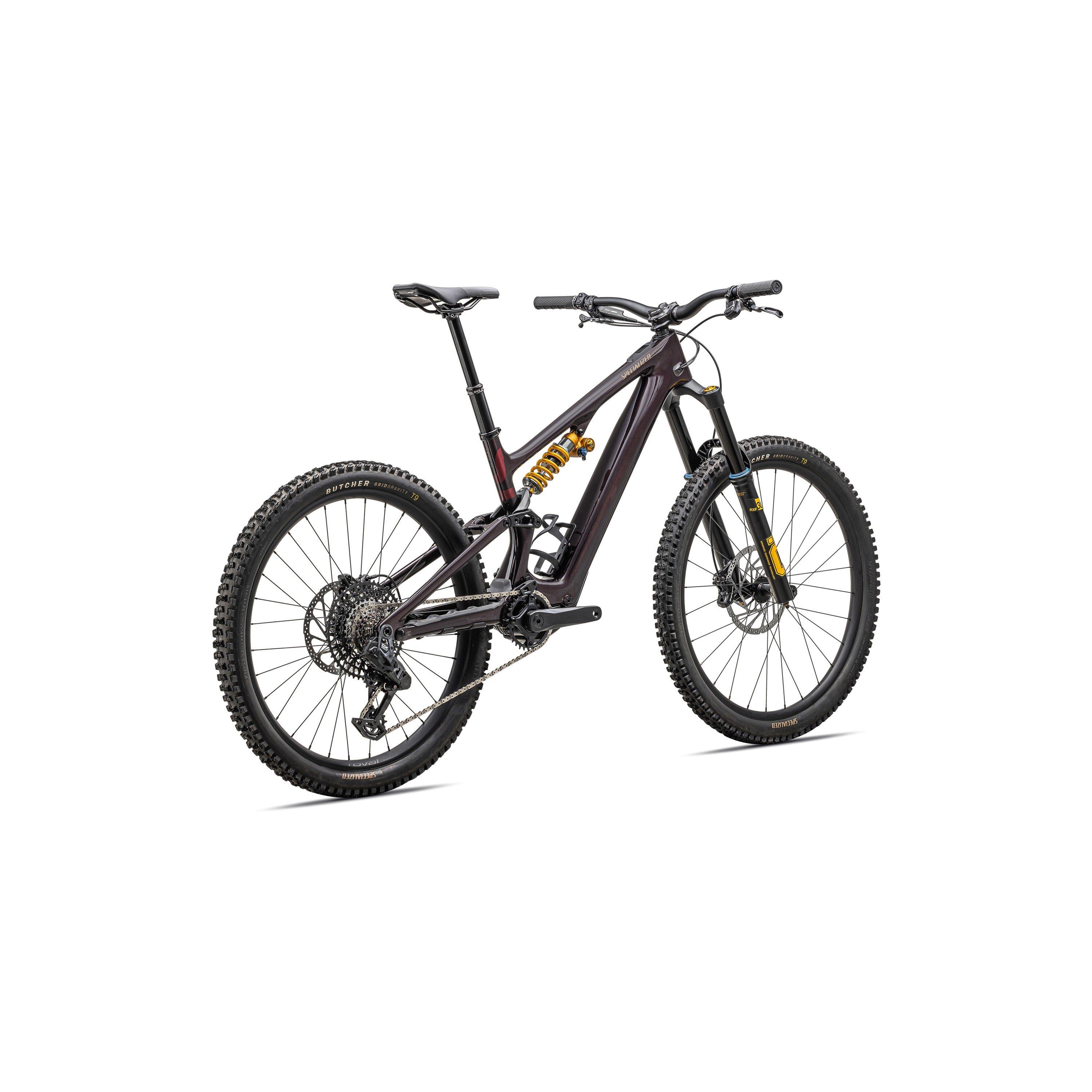 Maroon Gold - Specialized - Levo SL 2 Ohlins Coil Electric Mountain Bike - 3