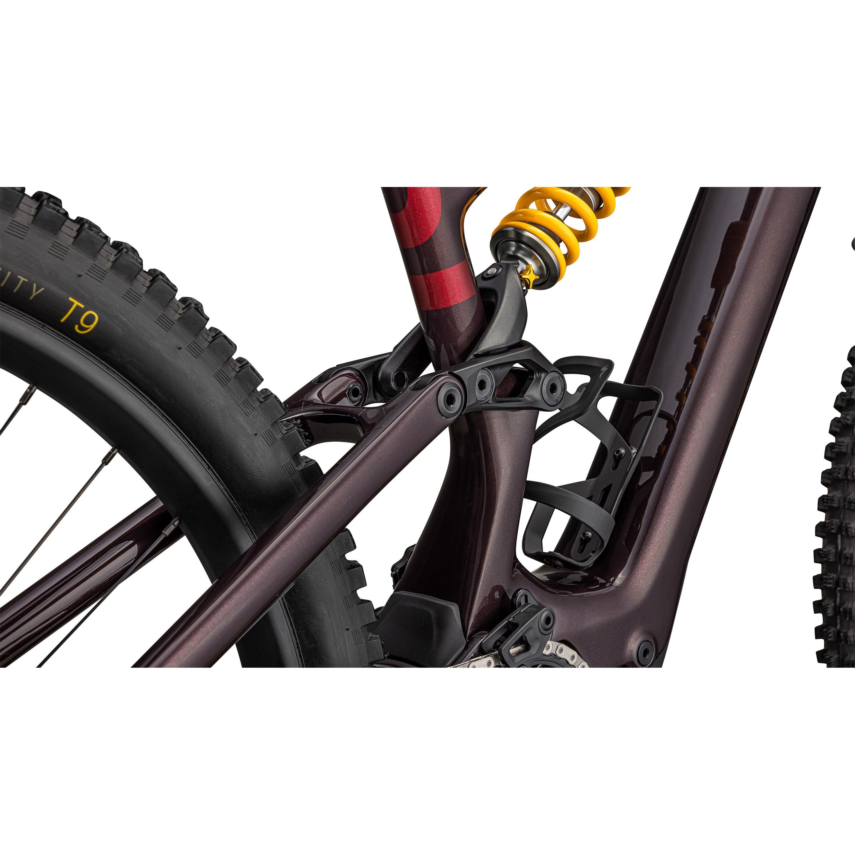 Maroon Gold - Specialized - Levo SL 2 Ohlins Coil Electric Mountain Bike - 7