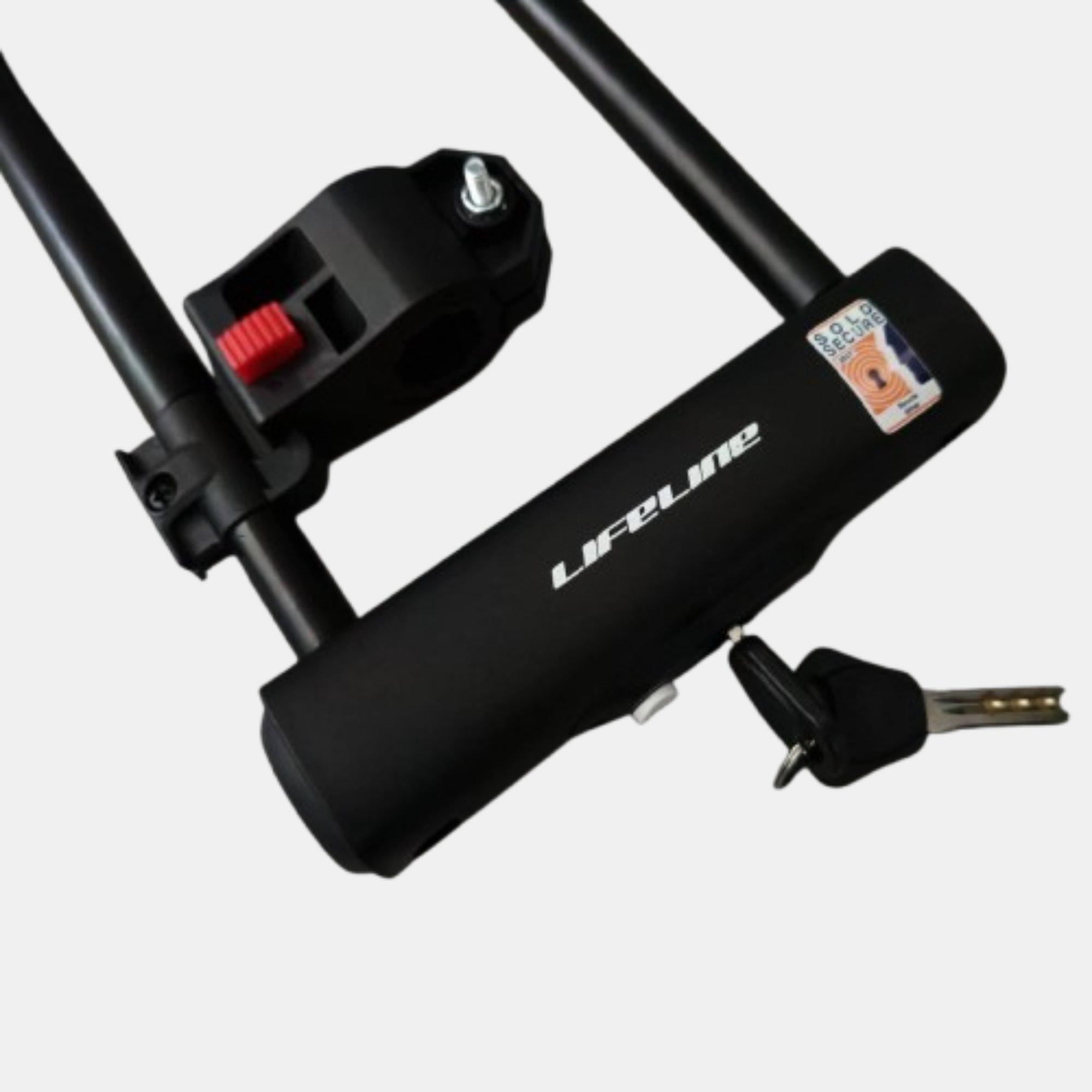 Black - LifeLine - D Lock - Sold Secure Silver - 3