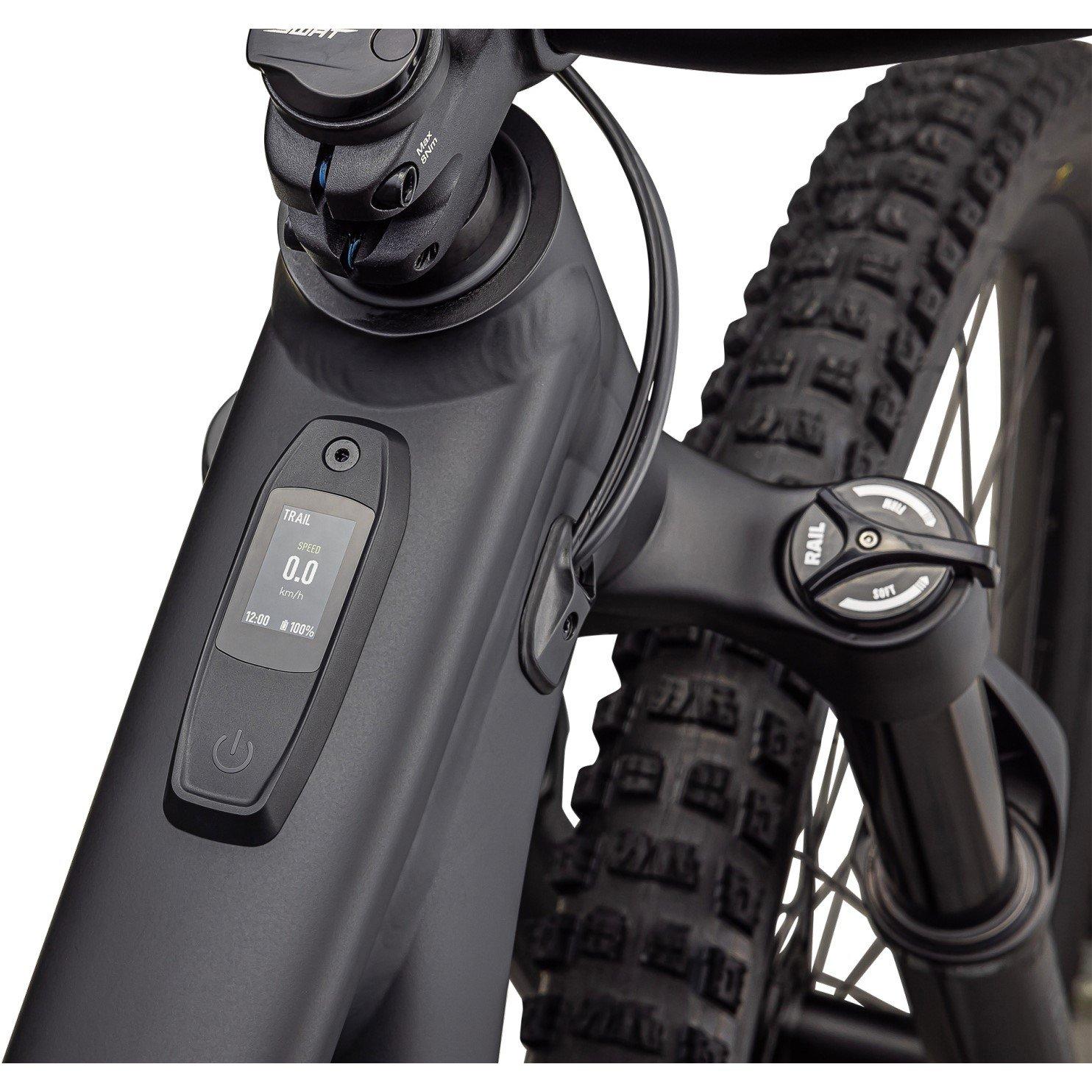 Black Silver 25 - Specialized - Turbo Levo 2025 Electric Full Suspension Mountain Bike - 9