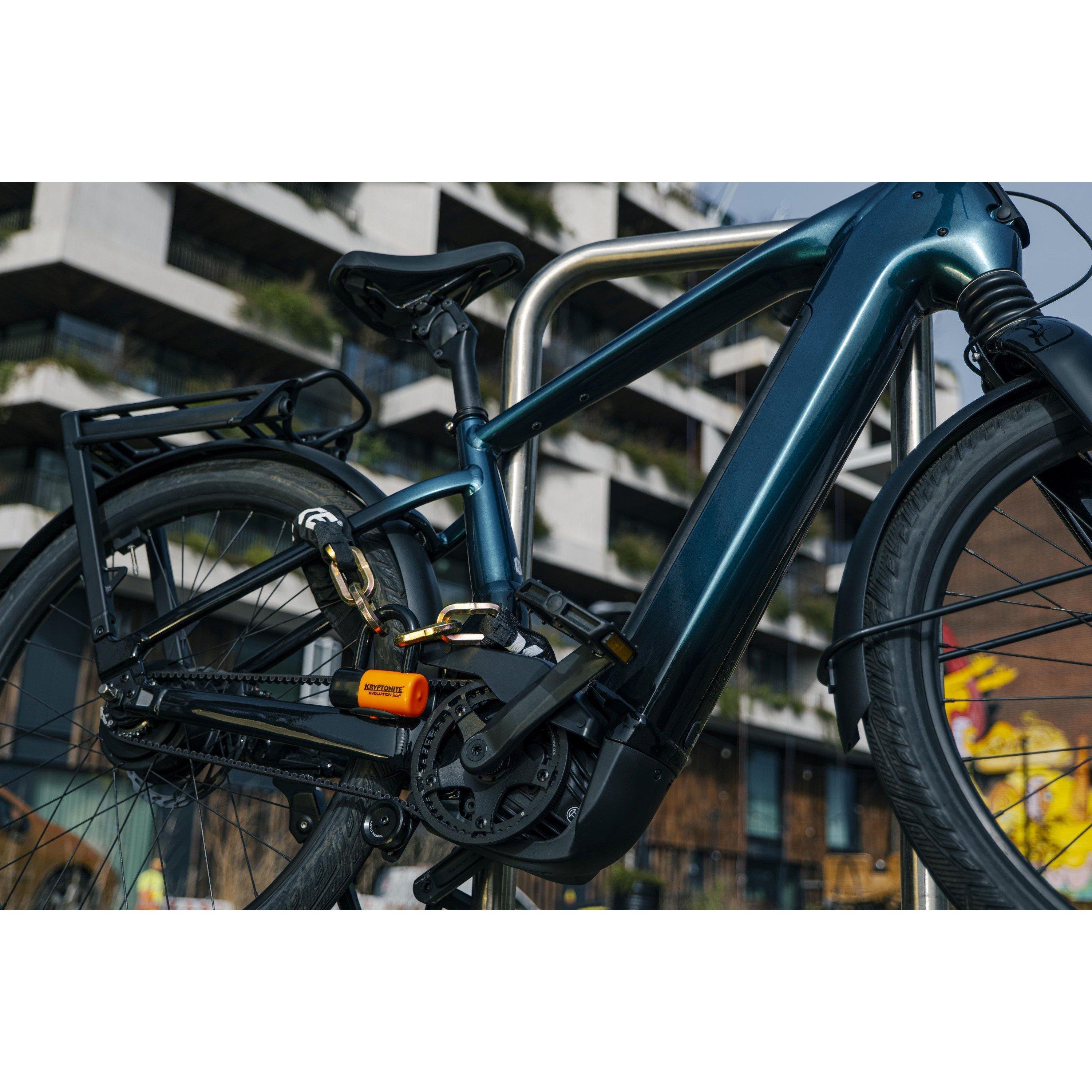 Black - Kryptonite - New York Chain (12mm / 100cm) - with Evo Series 4 14mm Disc Lock Sold Secure Gold - 5