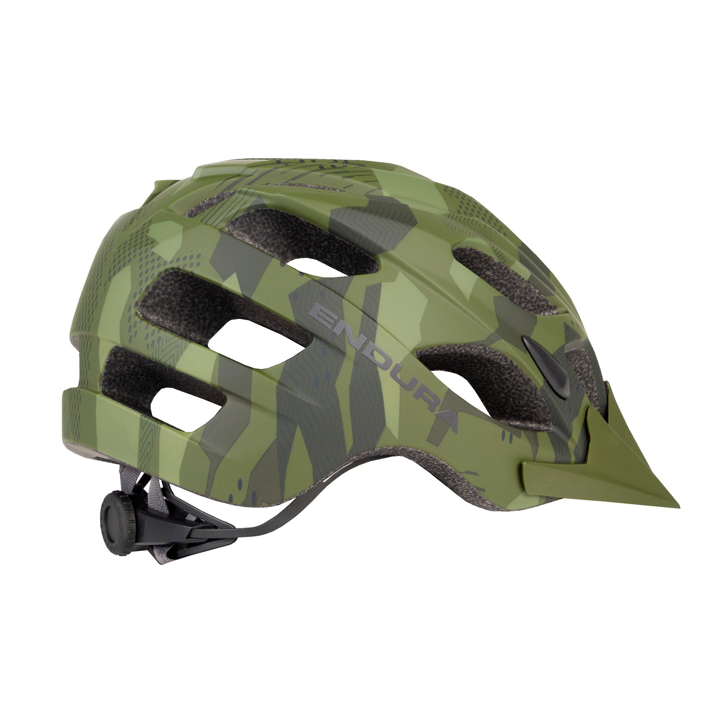 Olive Green - Endura - Hummvee MTB Helmet - 2