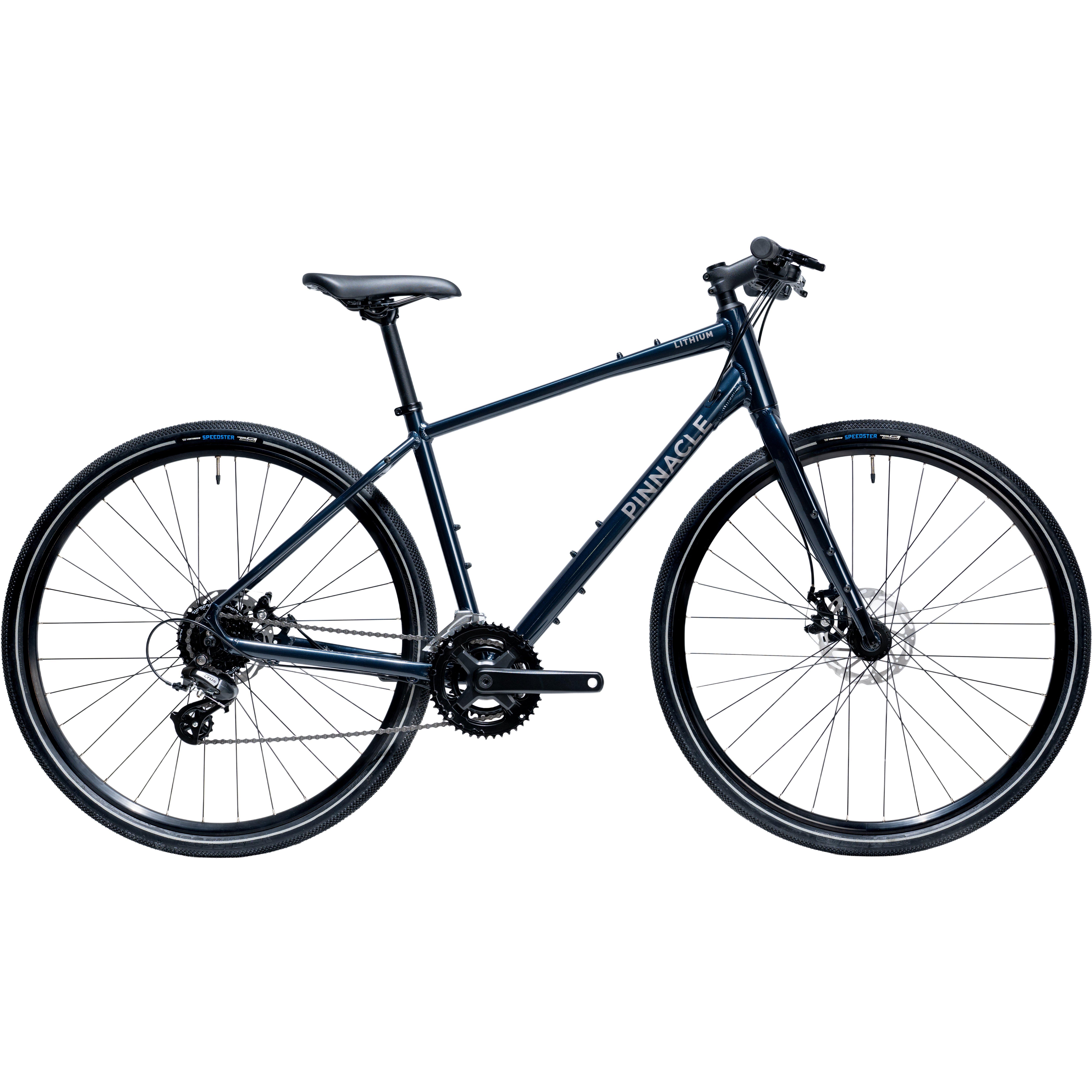 Blue - Pinnacle - Lithium Hybrid Bike - 1