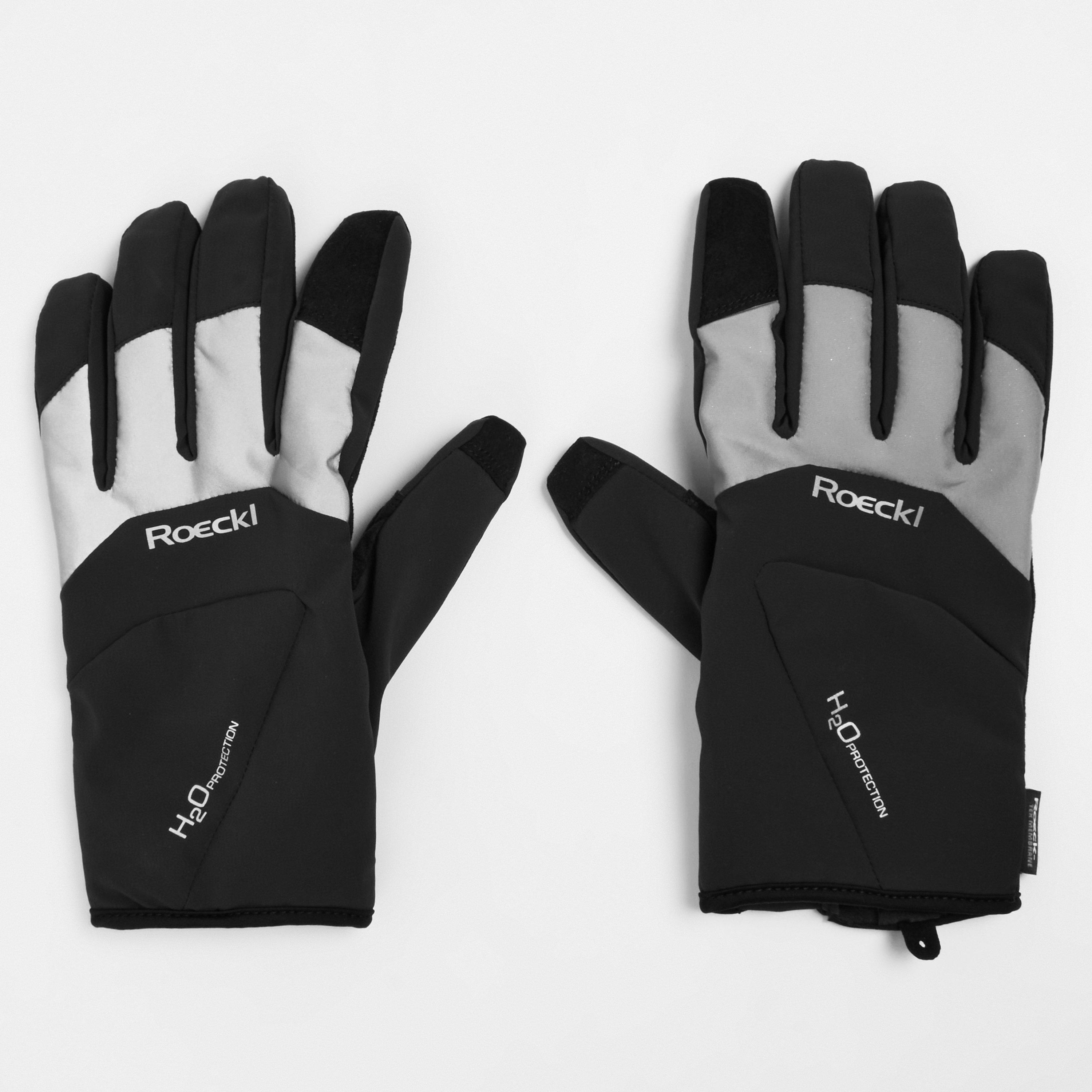 black/grey - Roeckl Sports - Adults Rapallo Cycling Gloves - 1