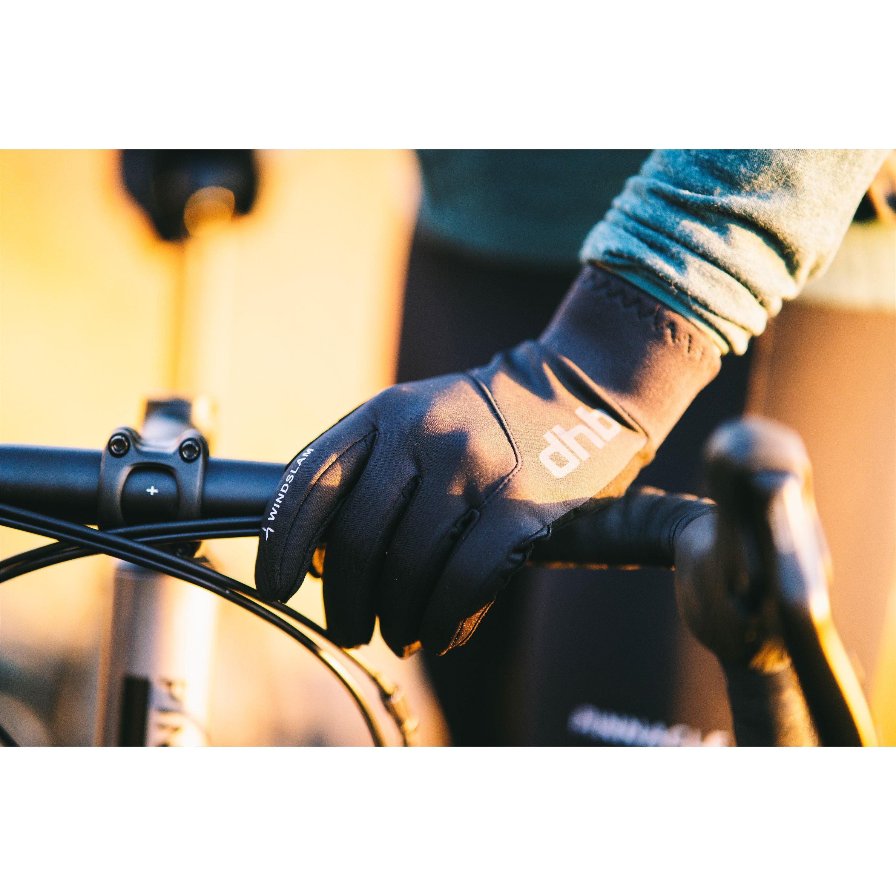 Black - Dhb - Windproof Cycling Gloves - 5