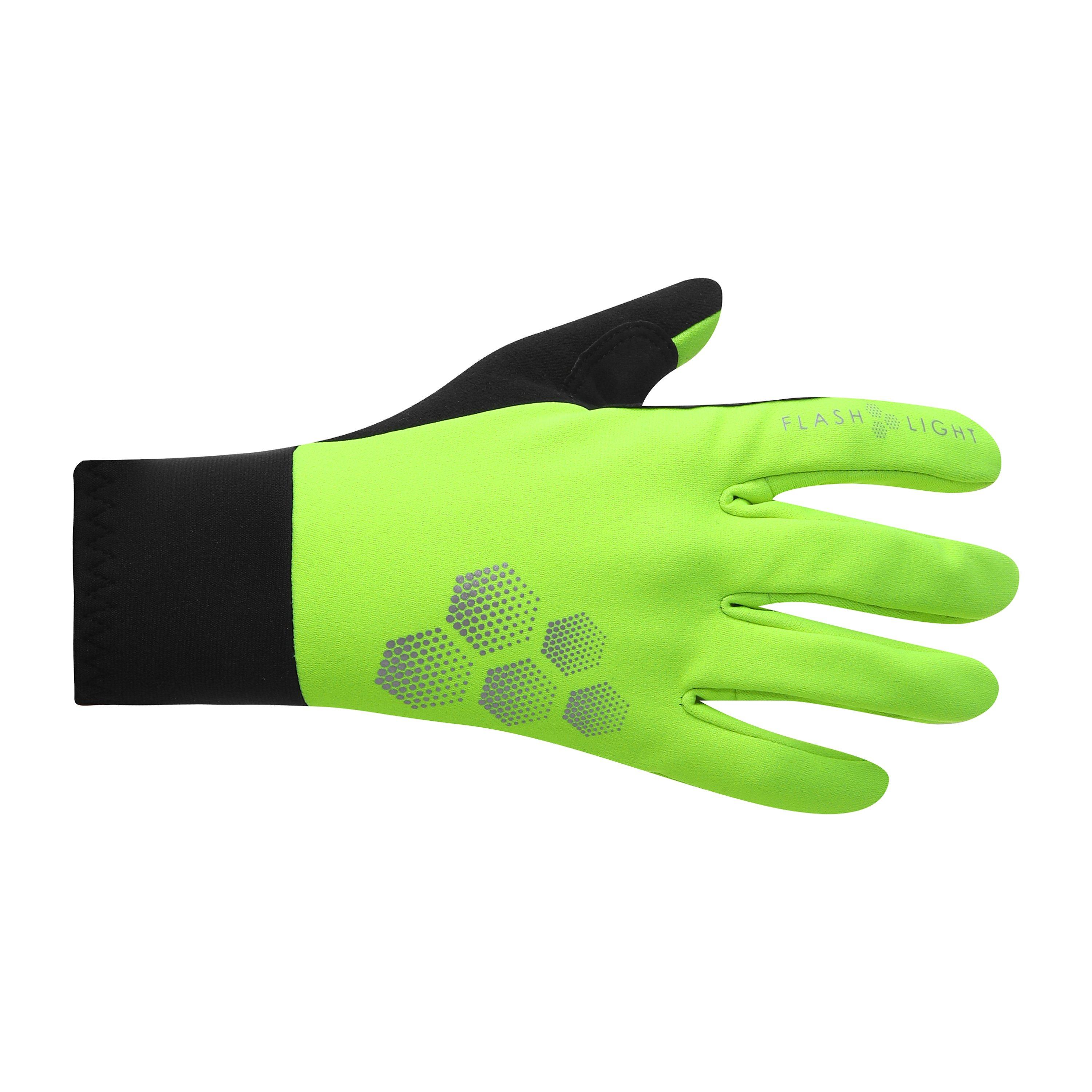 Dhb  Windproof Cycling Gloves - Flash Light - Small