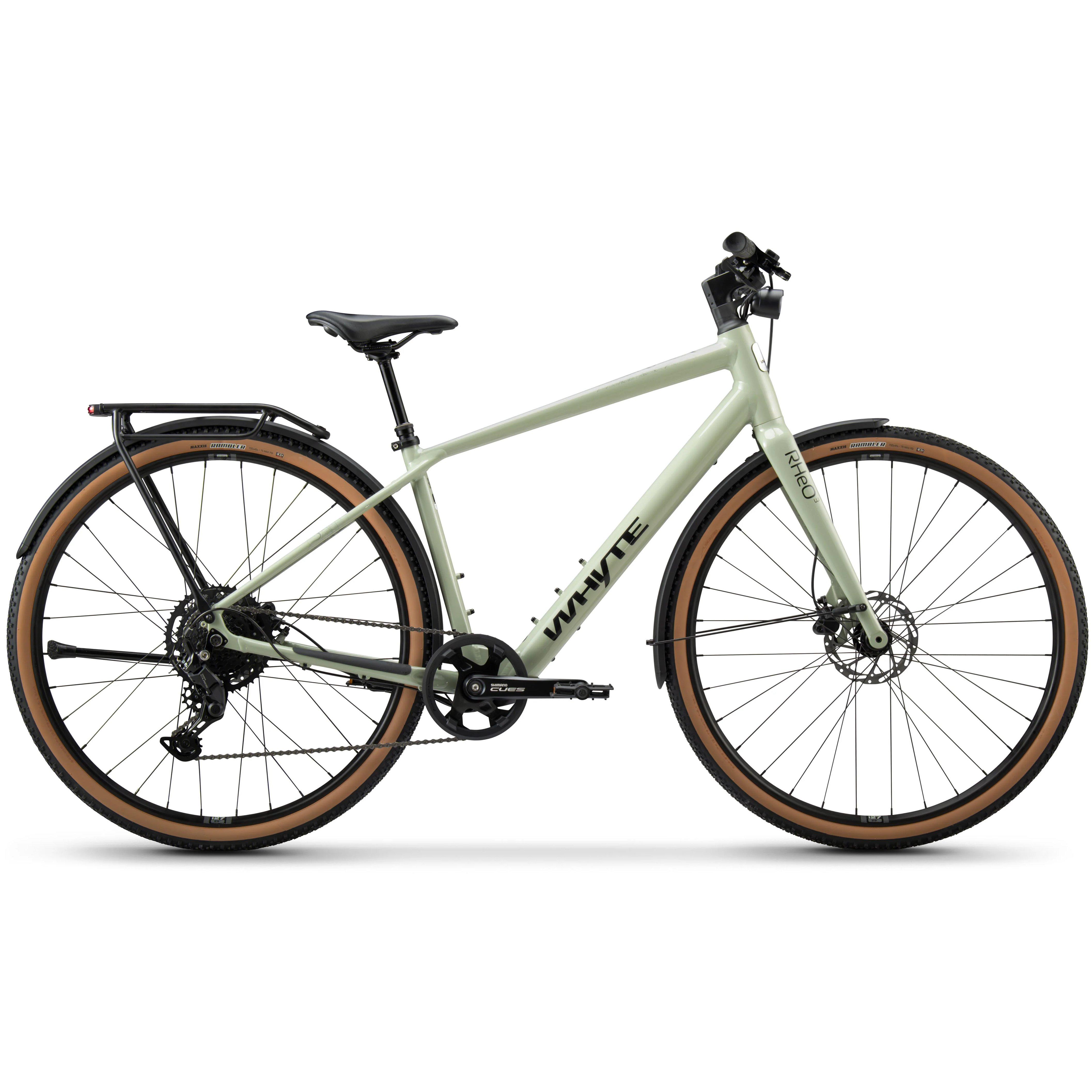 Sage Green - Whyte - Rheo 3 Electric Hybrid Bike - 1