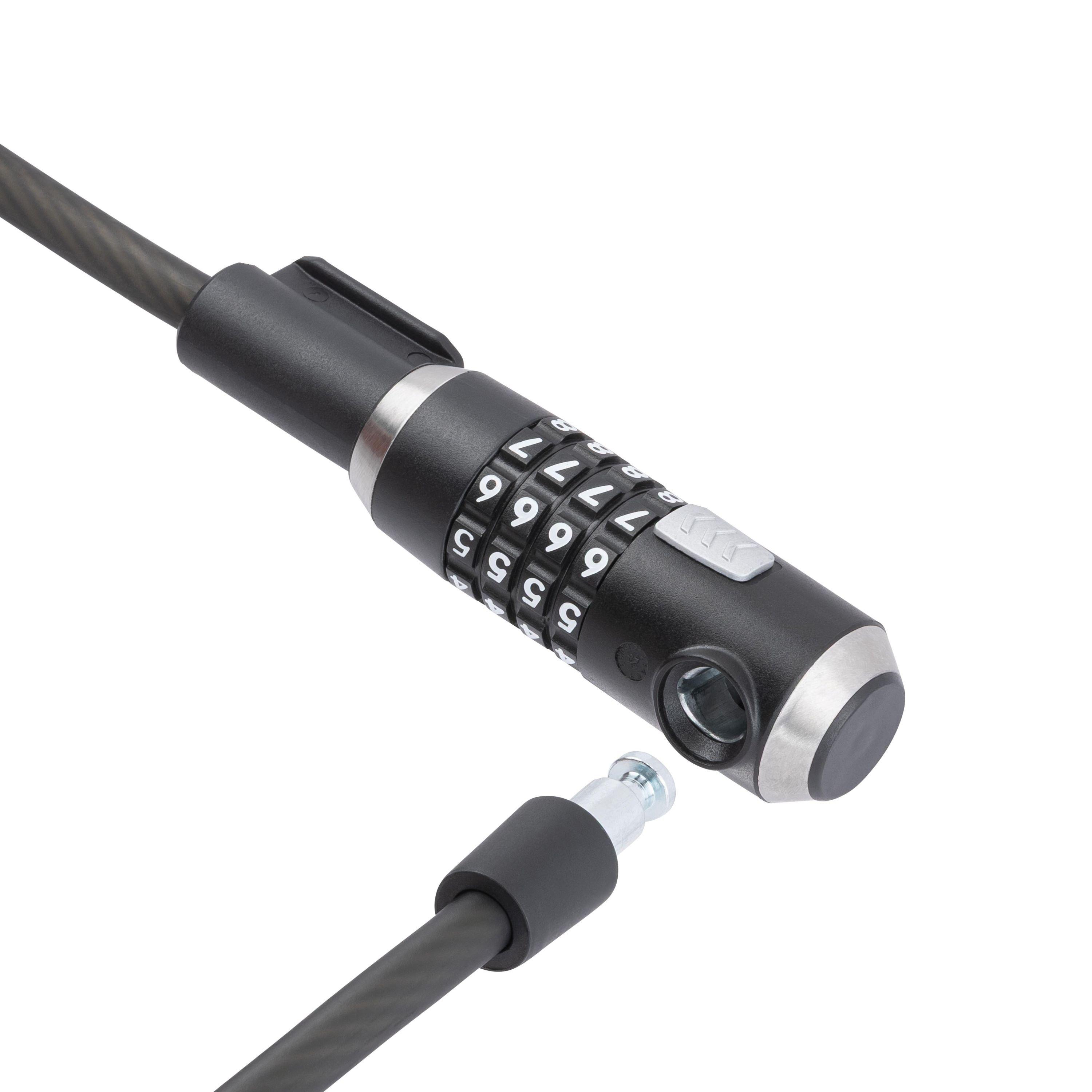 Black - Kryptonite - Combo Cable Lock - 3